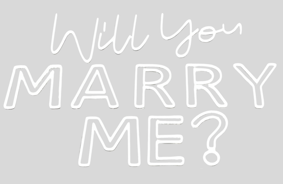 Will You Marry Me Led Sign