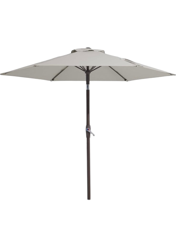 Light Grey Umbrella With Base
