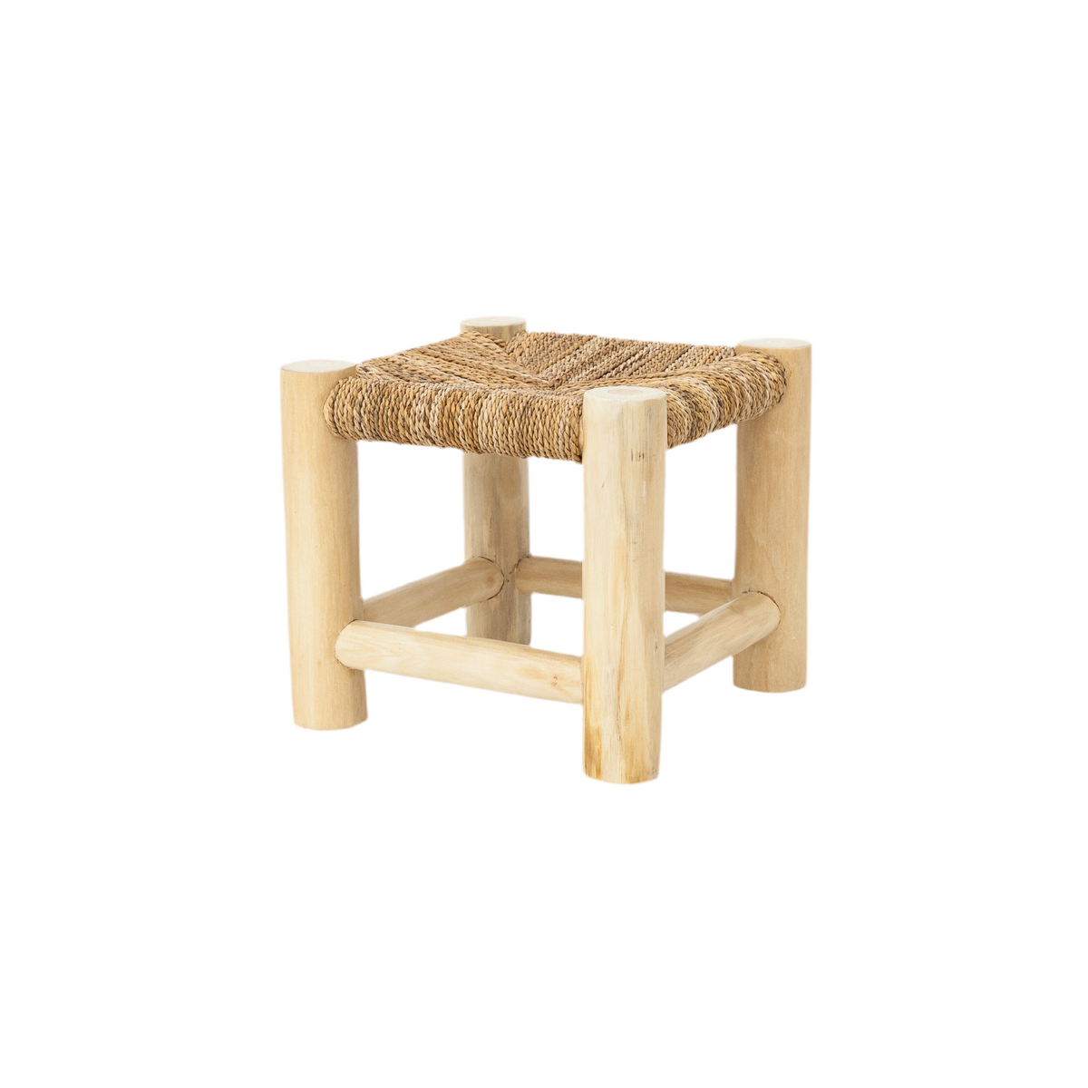 Kids Rattan Square Bench