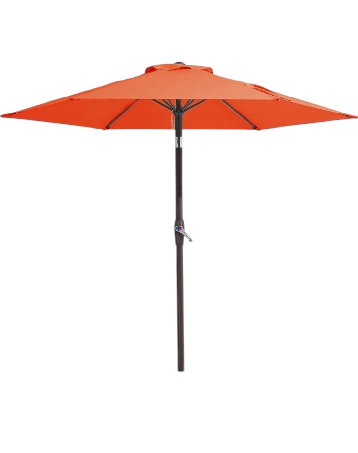 Orange Umbrella With Base