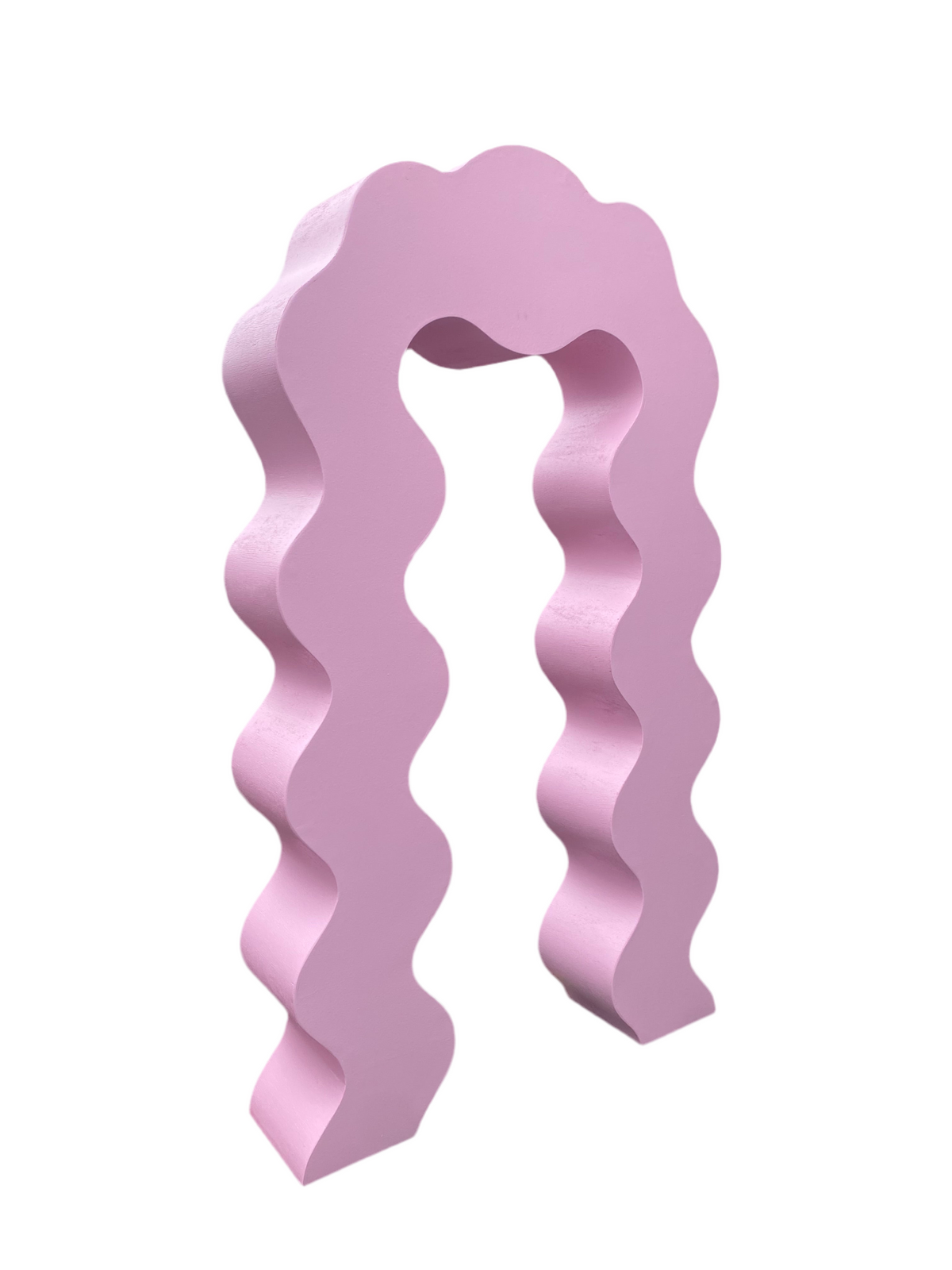 Light Pink Wavy Arch