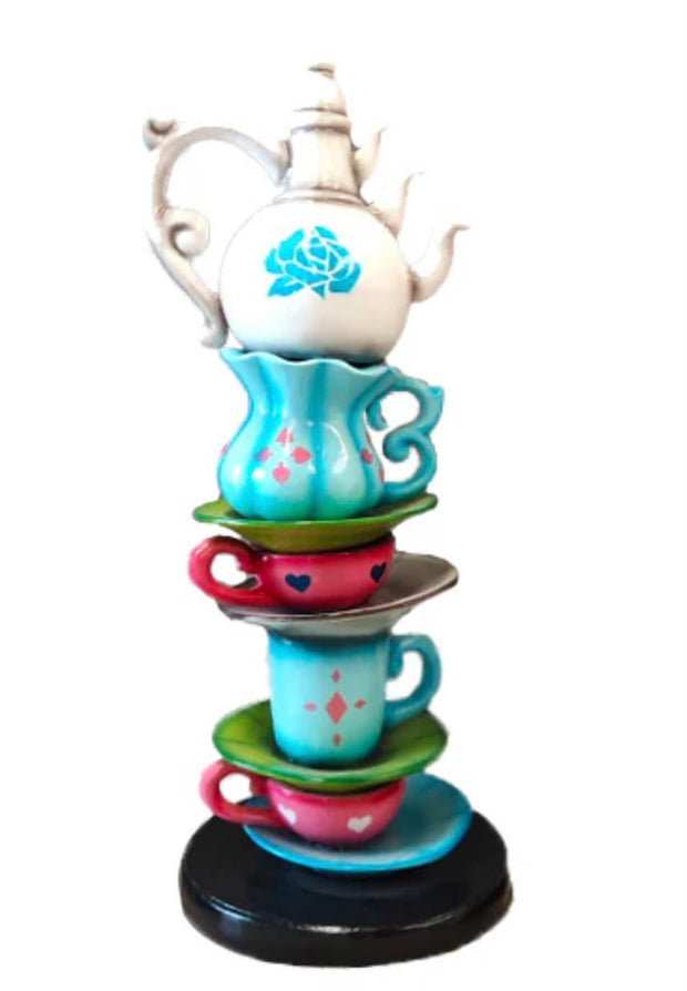 Table Top Stacked Tea Cups