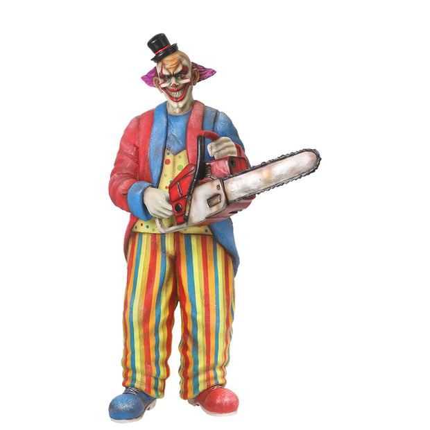 Scary Clown With Chainsaw