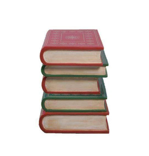 Red & Green Stack Of Books