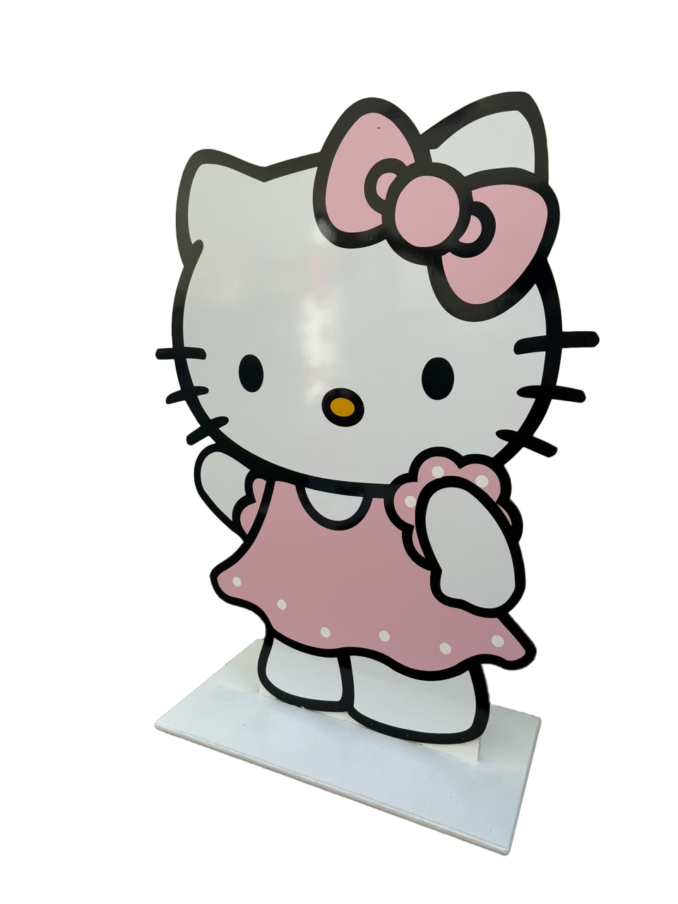 Light Pink Hello Kitty Wood Cut Out Standee