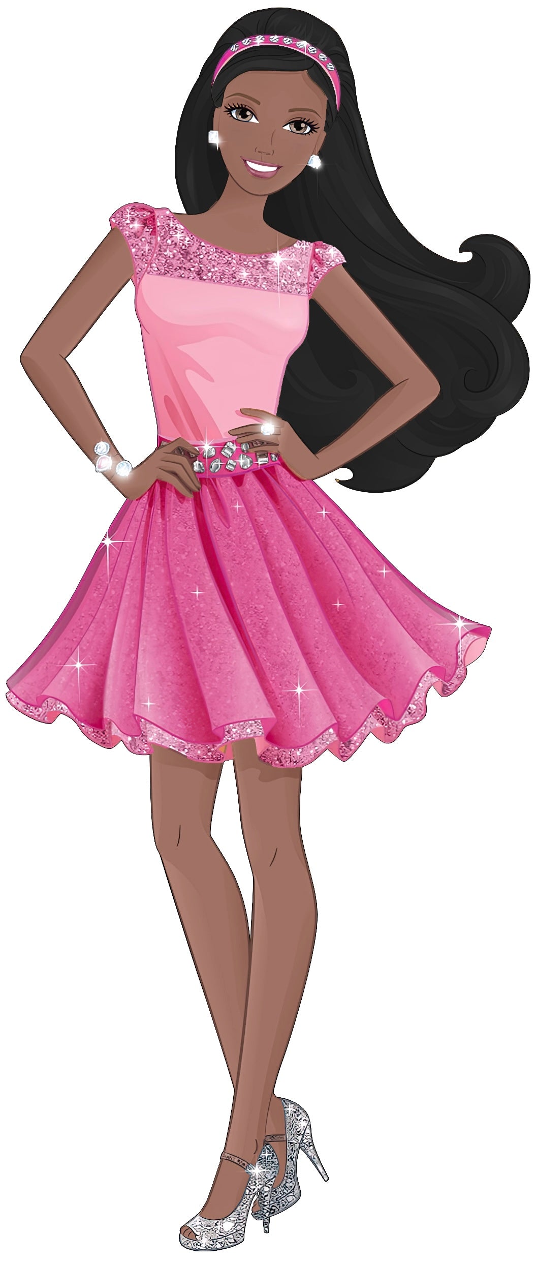 Brown Barbie Wood Cut Out Standee