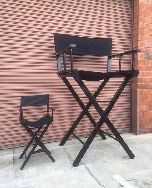 Giant Directors Chair (Black)  EPH Creative - Event Prop Hire