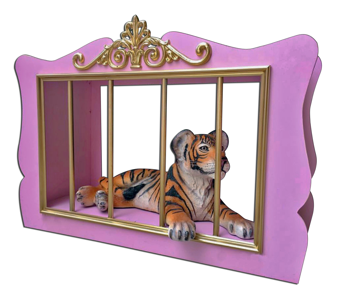Light Pink Tiger Cage