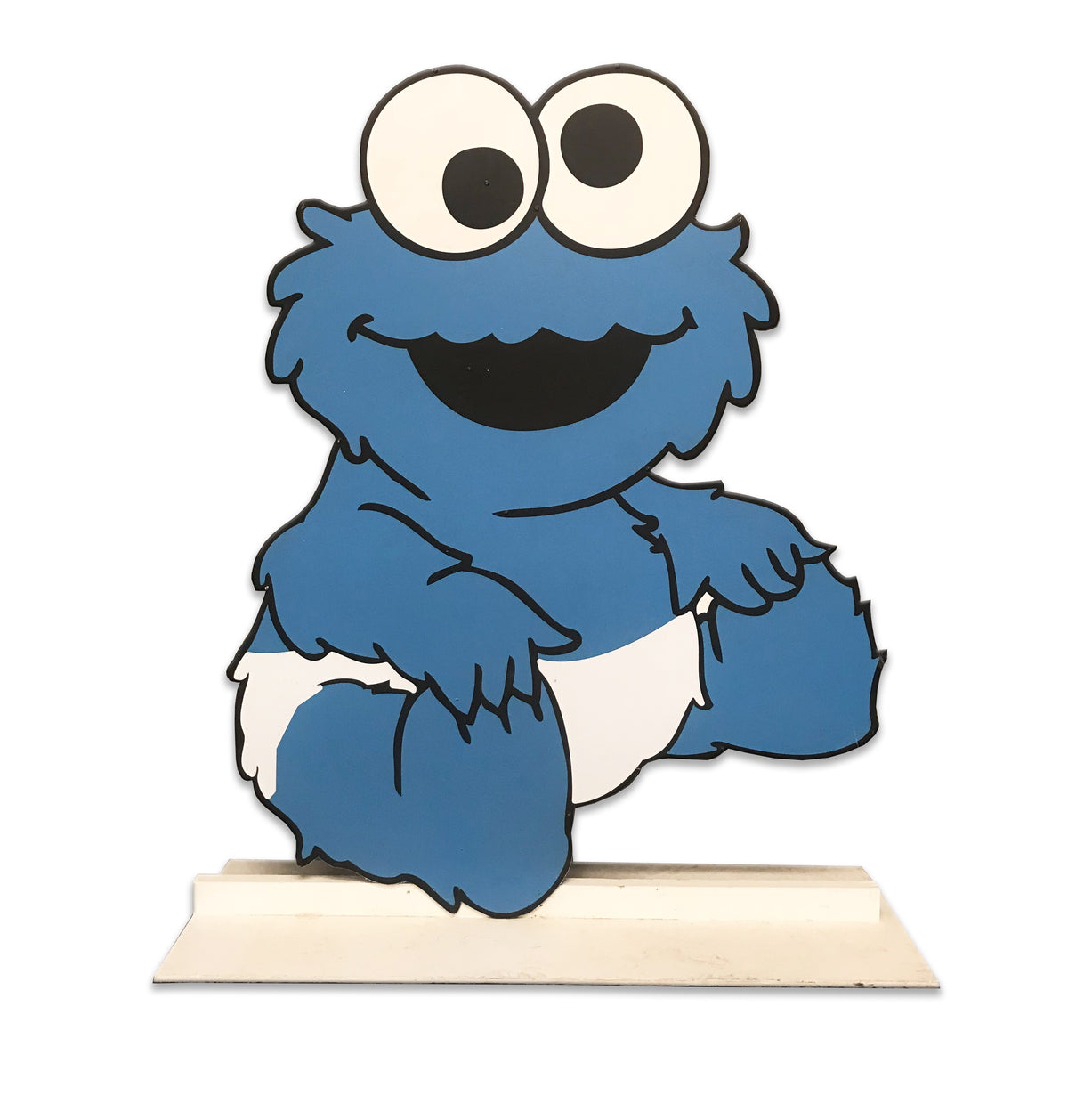 Baby Cookie Monster Wood Cut Out Standee