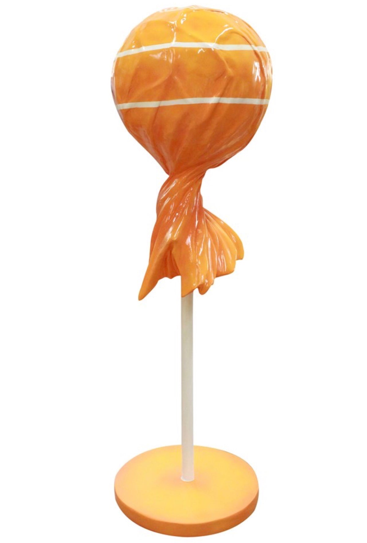 Orange Wrapped Blow Pop