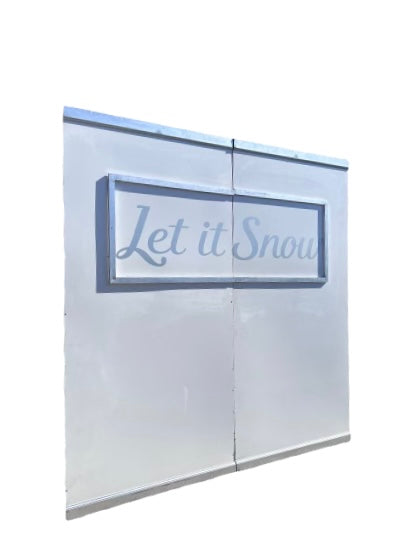 Let It Snow Backdrop