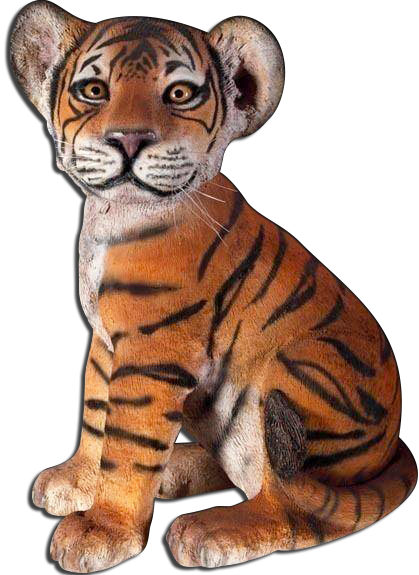 Sitting Tiger Cub