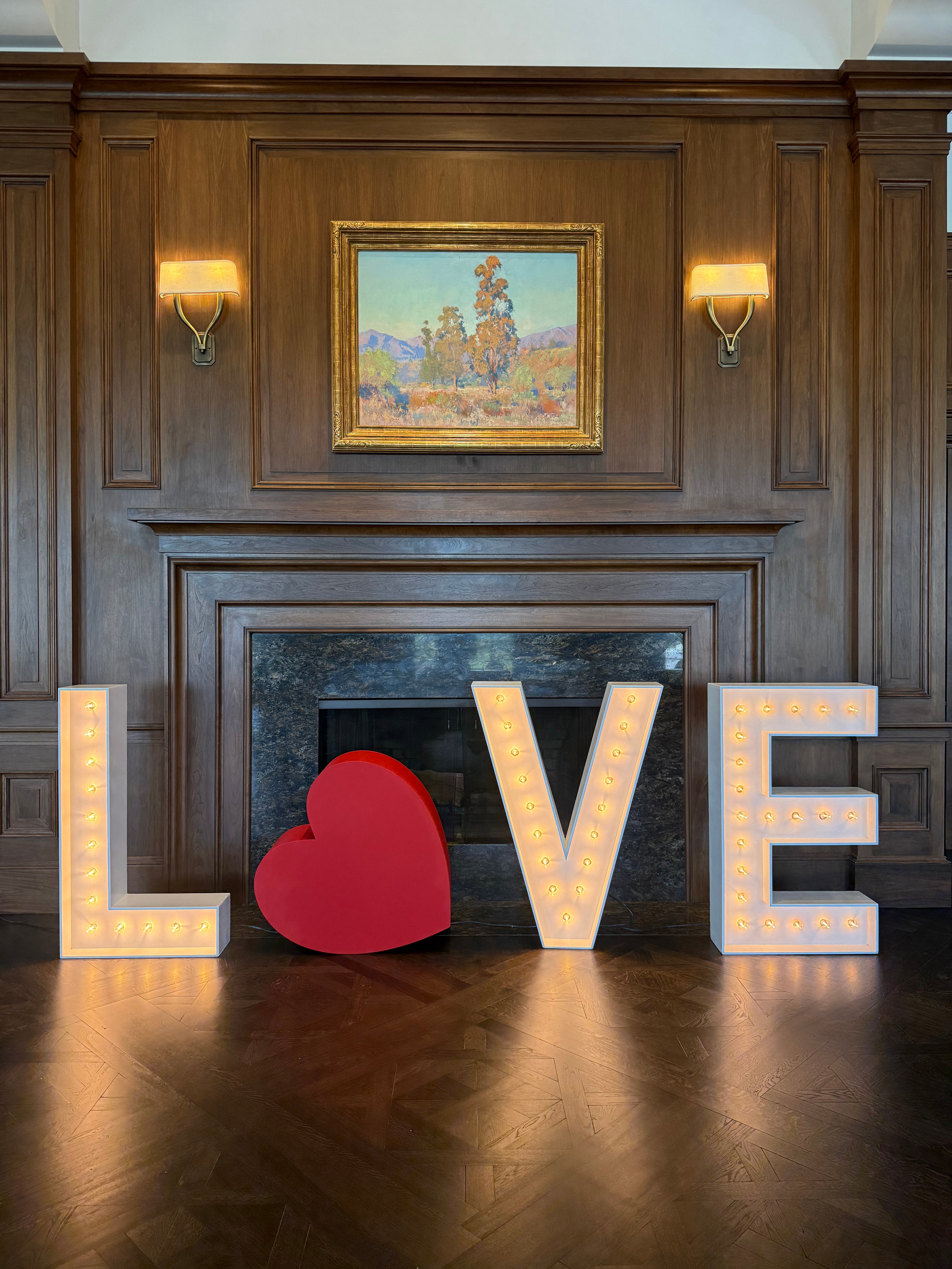LOVE Marquee Letters