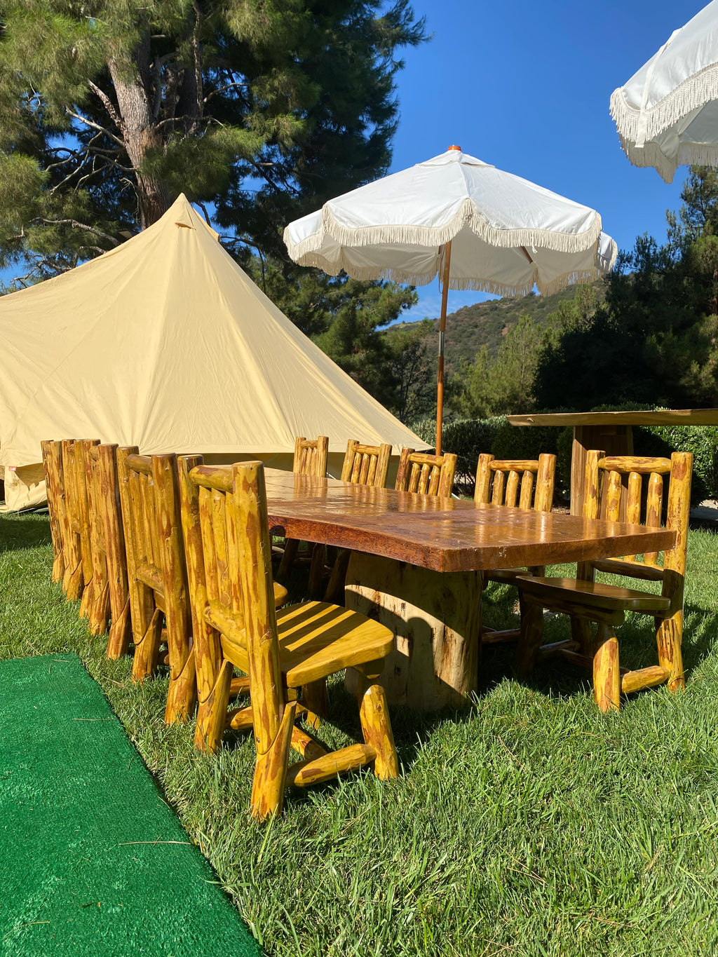 Kids Brown Wood Sticks Chair