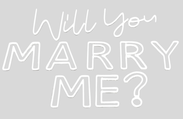 Will You Marry Me Led Sign