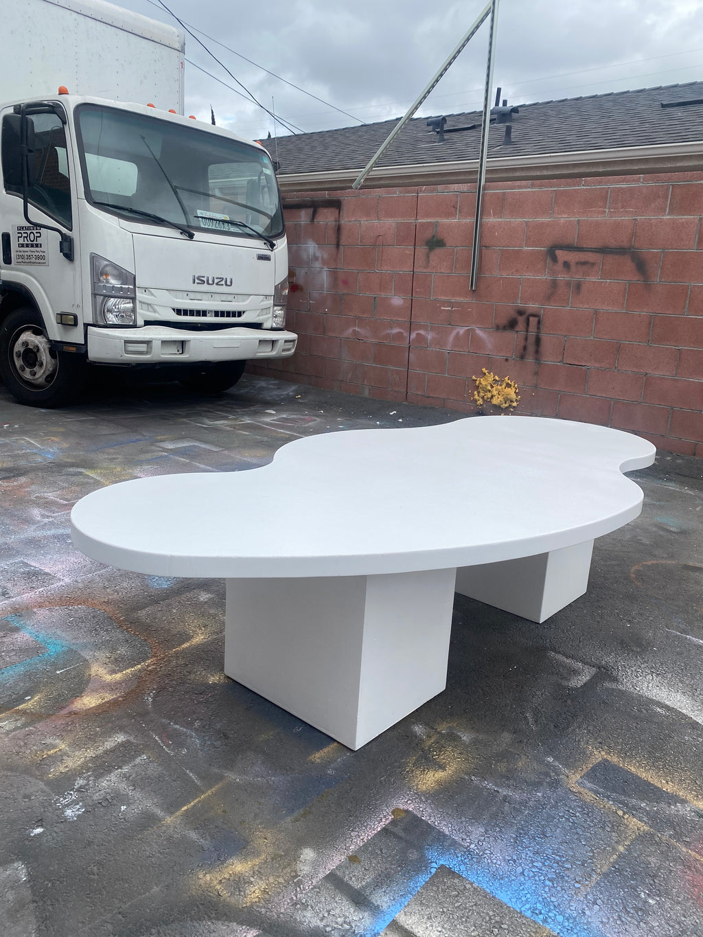 Kids White Cloud Table