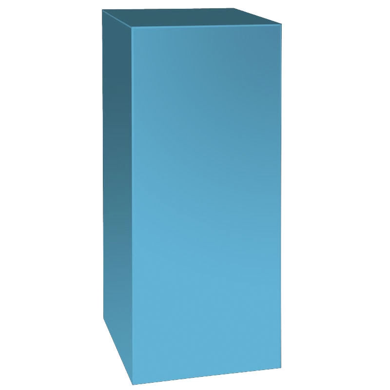 4 Foot Light Blue Pedestal