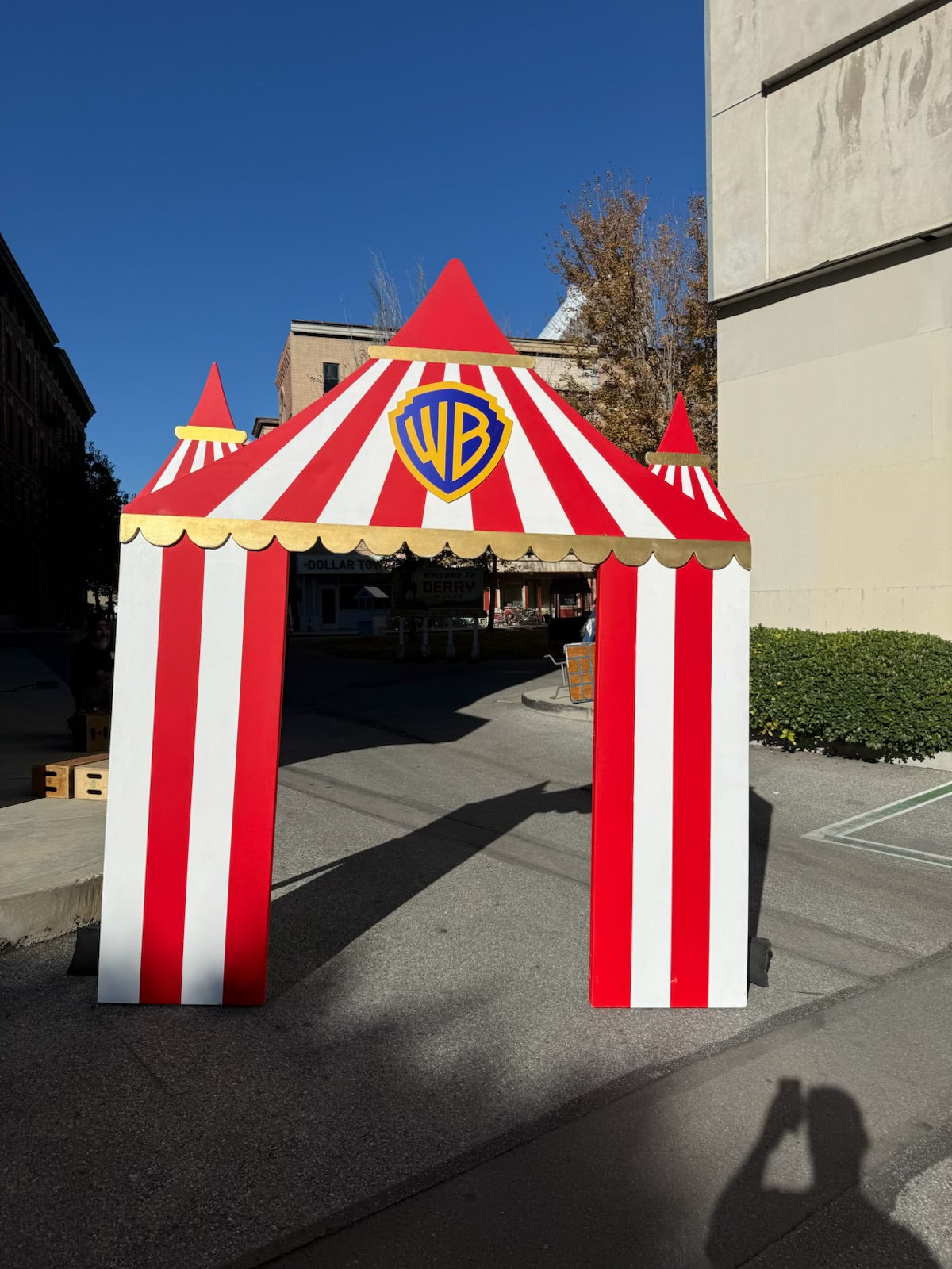 Red Circus / Carnival Tent Backdrop