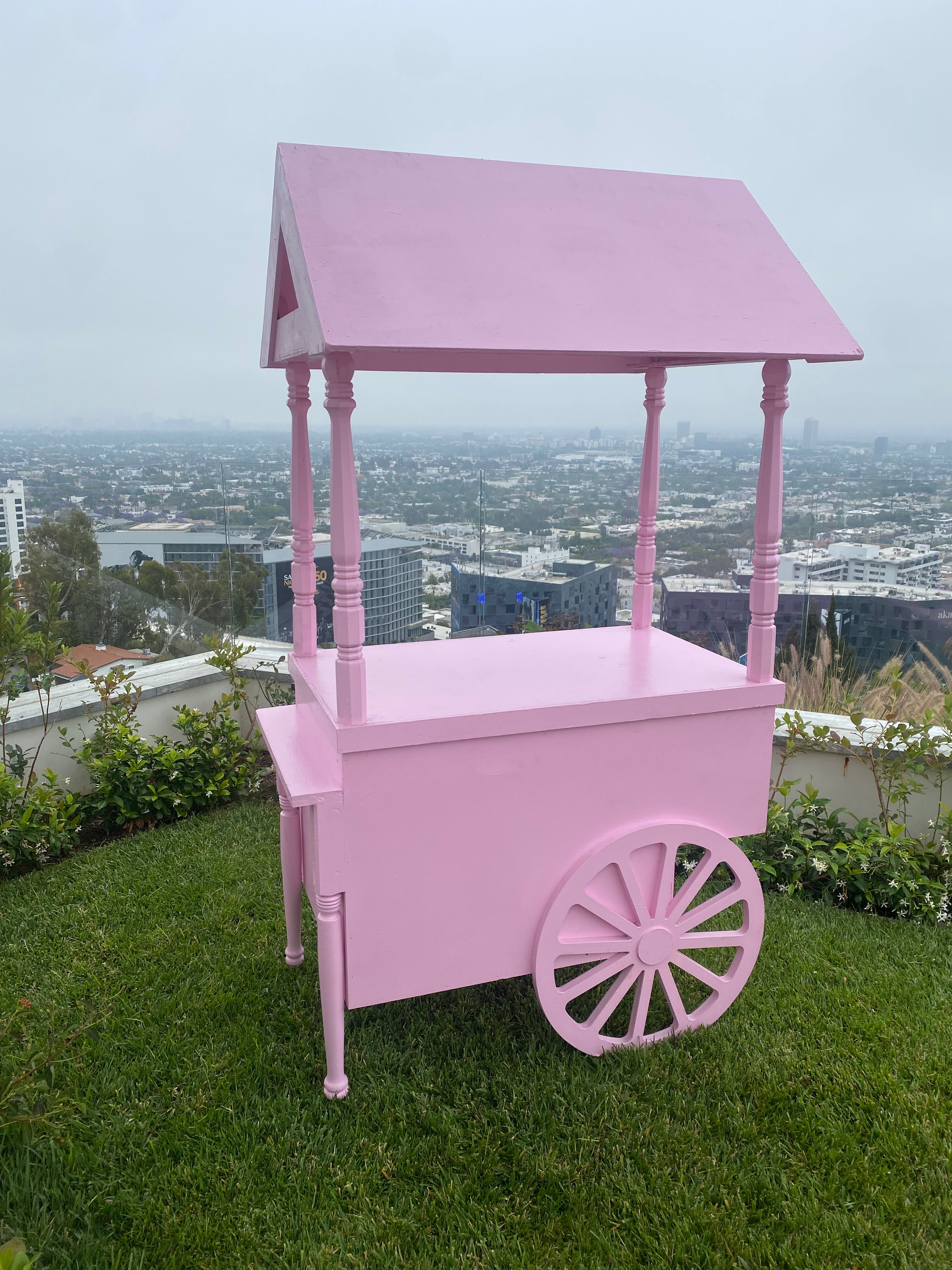 Light Pink Dessert Cart