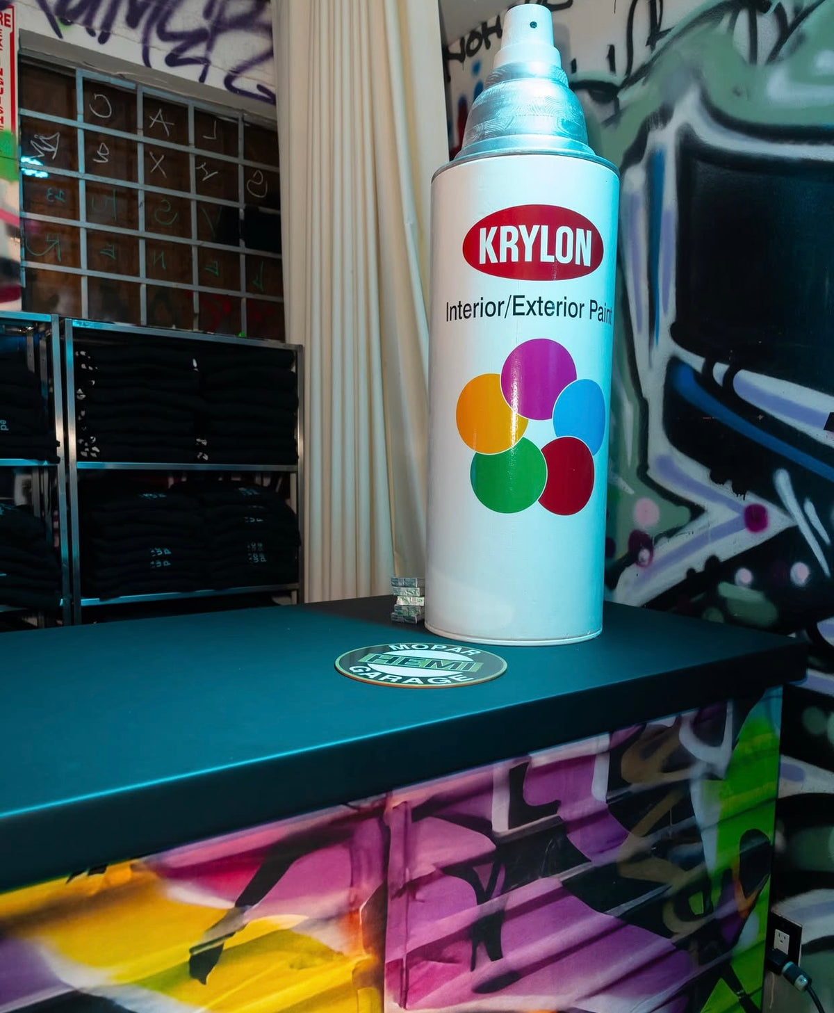 White Spray Paint Can