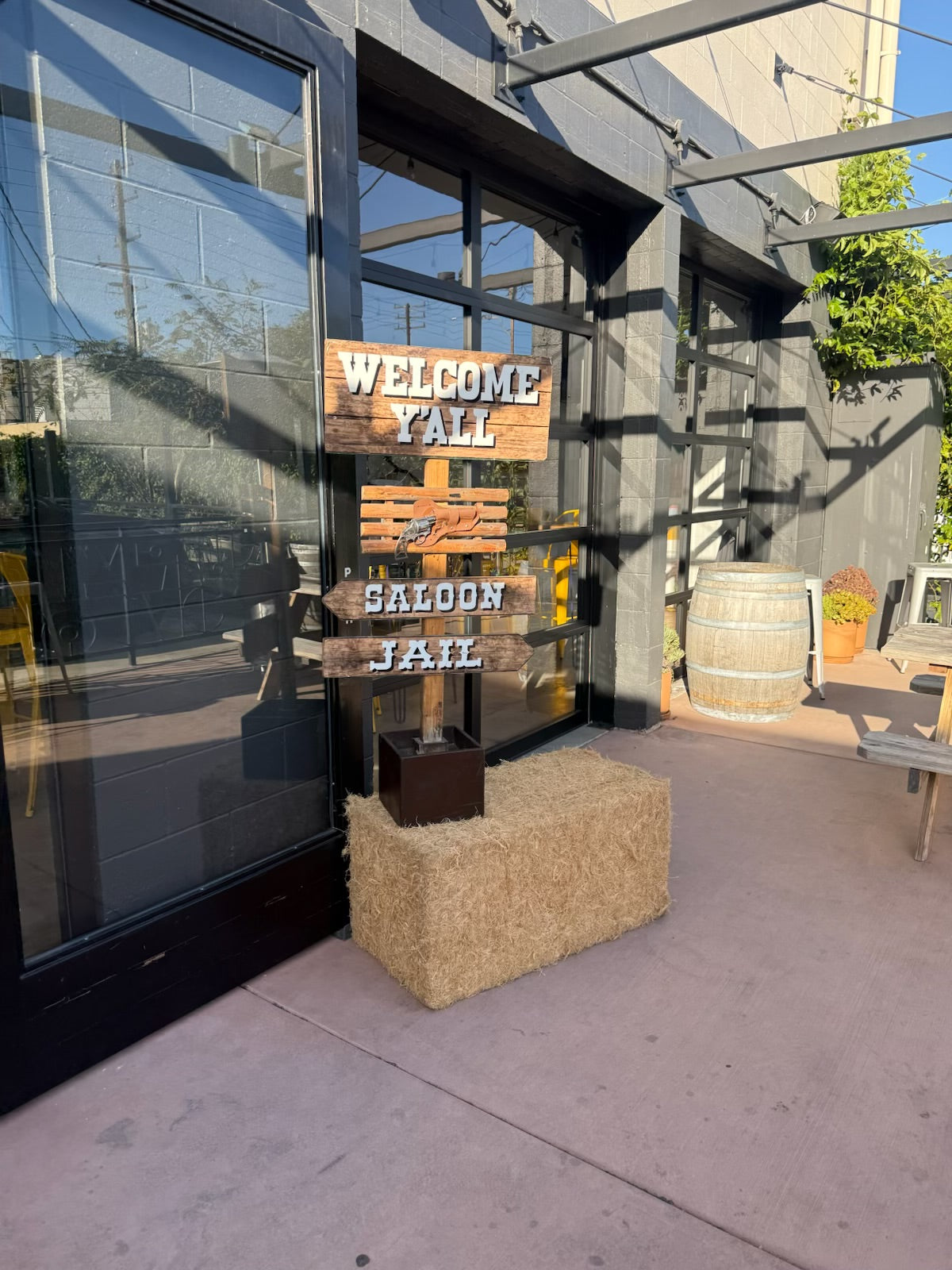 Western Welcome Sign