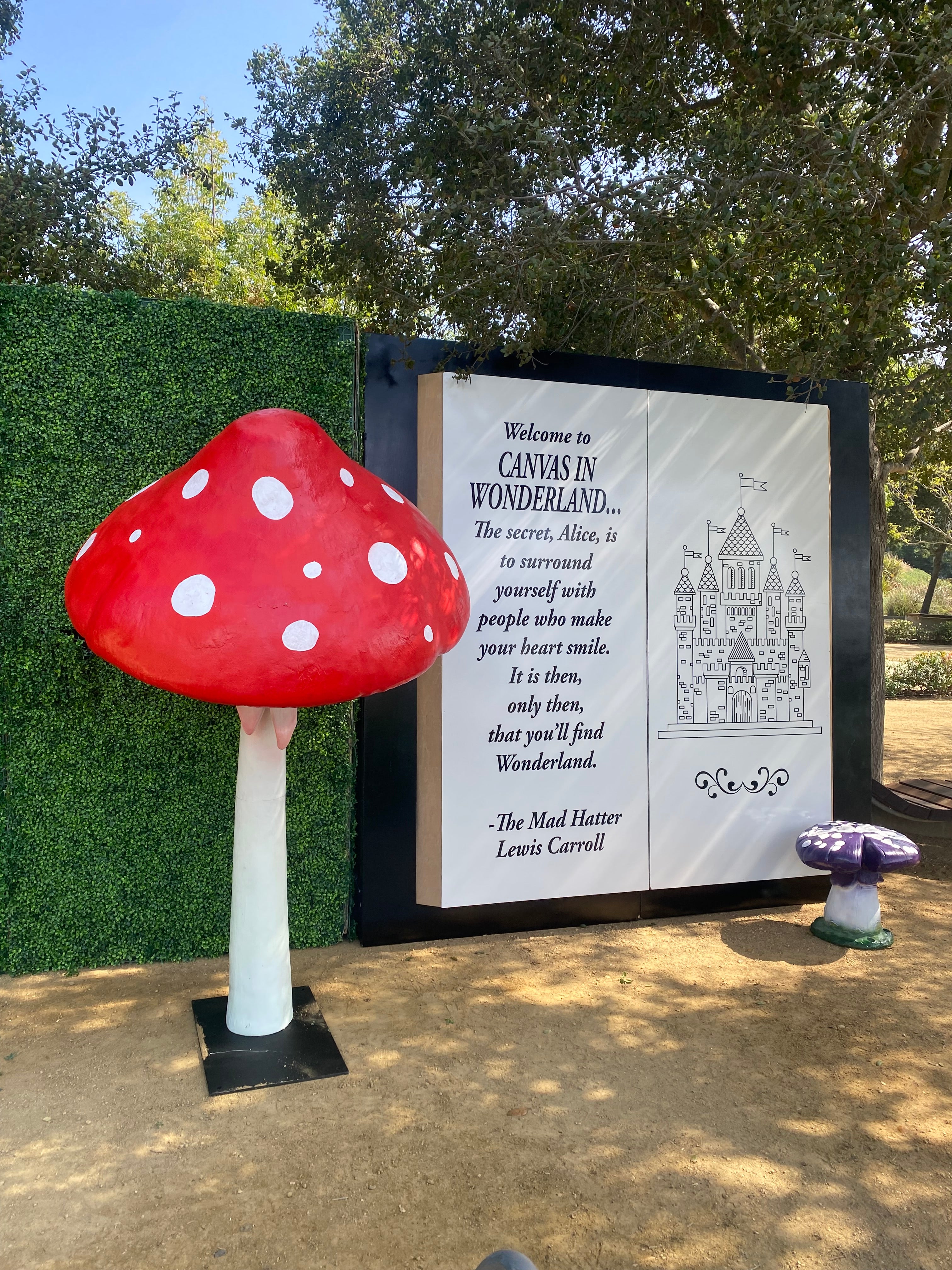 Giant Red & White Giant Top Mushroom