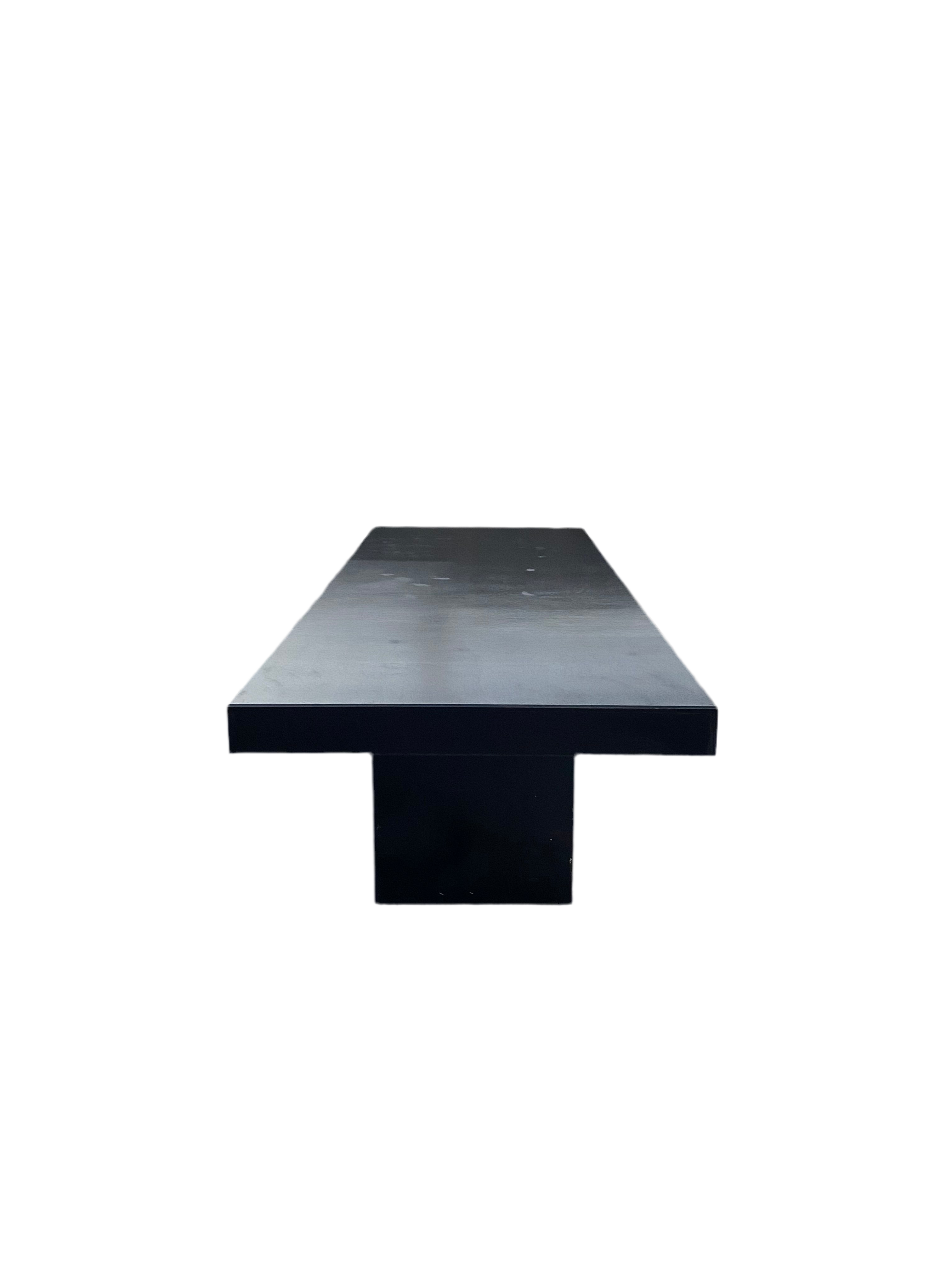 Kids Black Rectangular Box Table