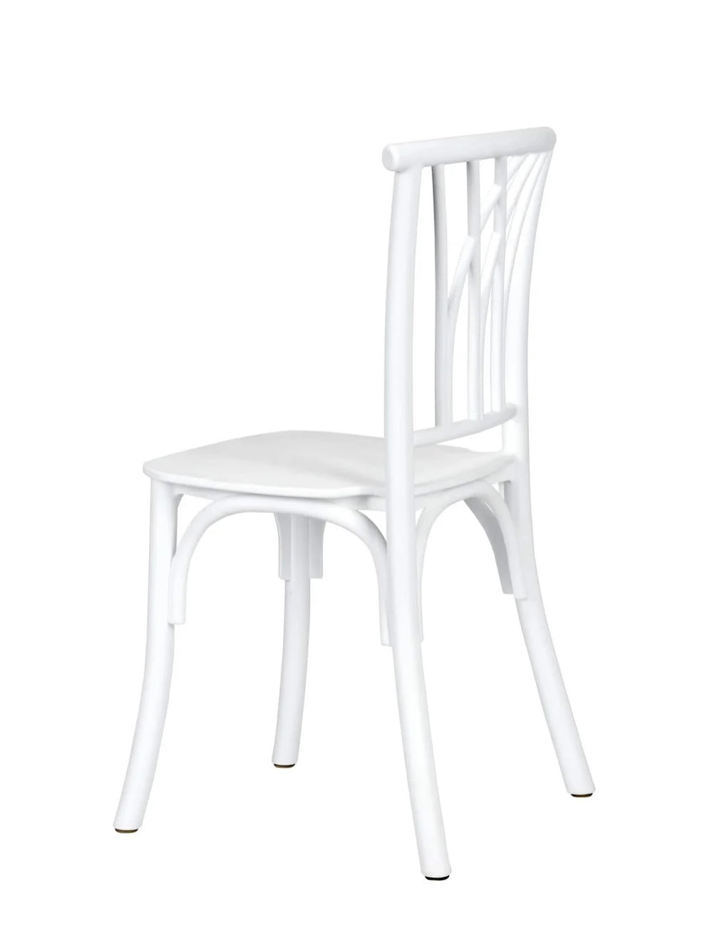 Kids White Willow Chair