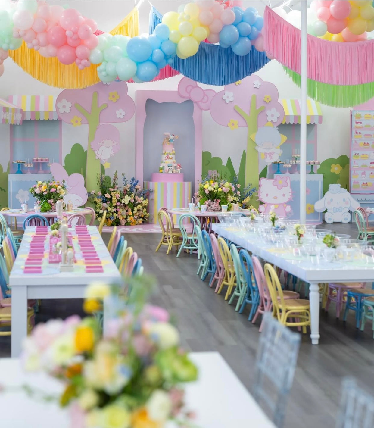 Kids Teal Rattan Chair