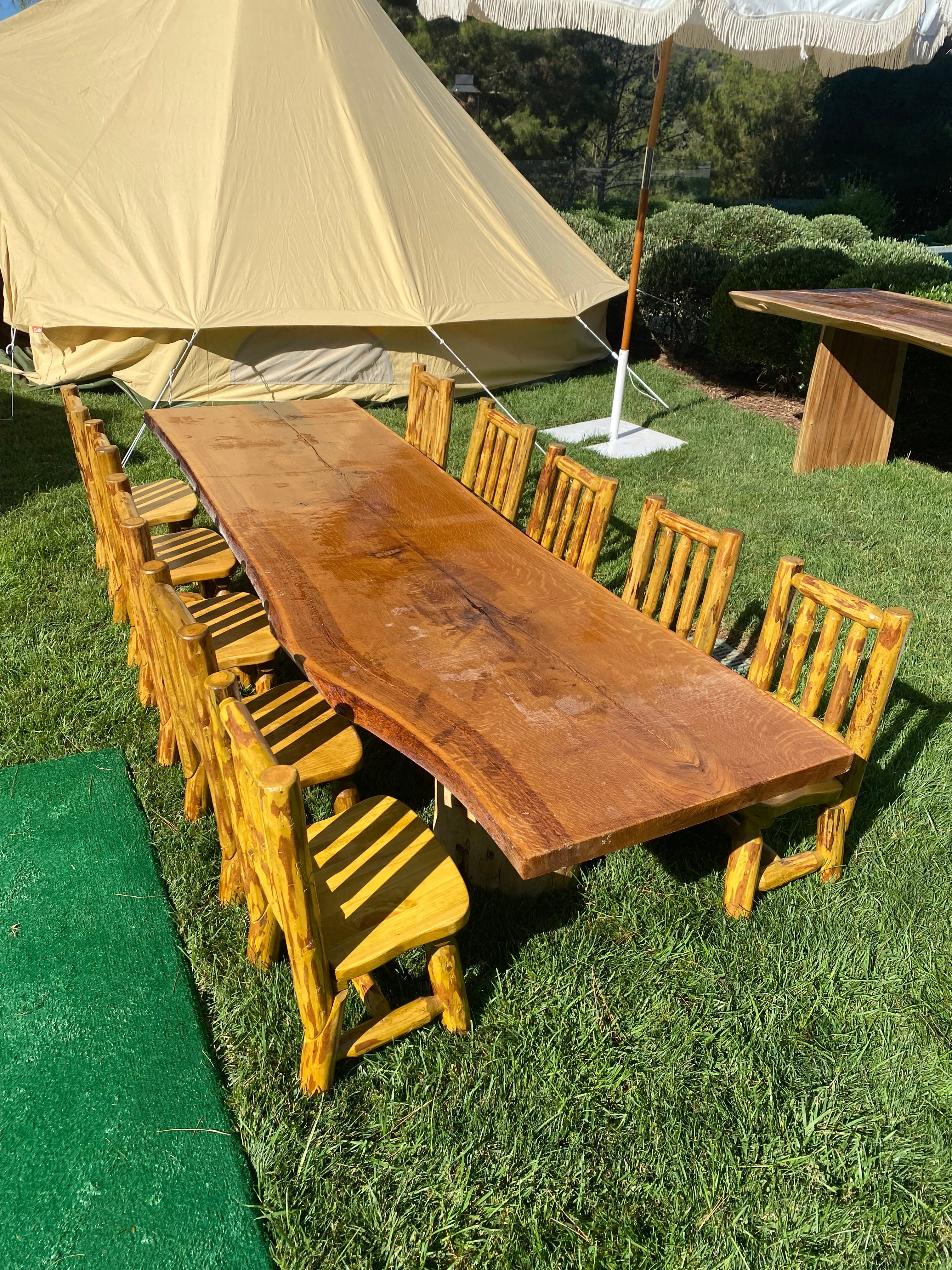 Kids Brown Wood Sticks Chair