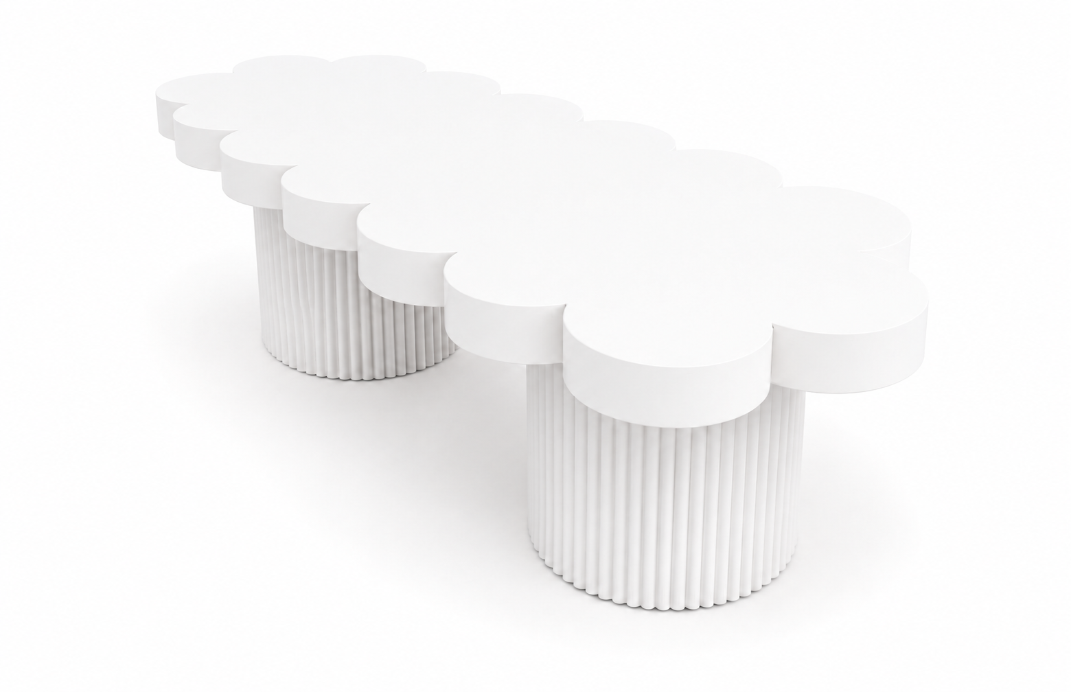 Kids White Daisy Table
