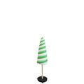 Green & White Twister Cone Lollipop