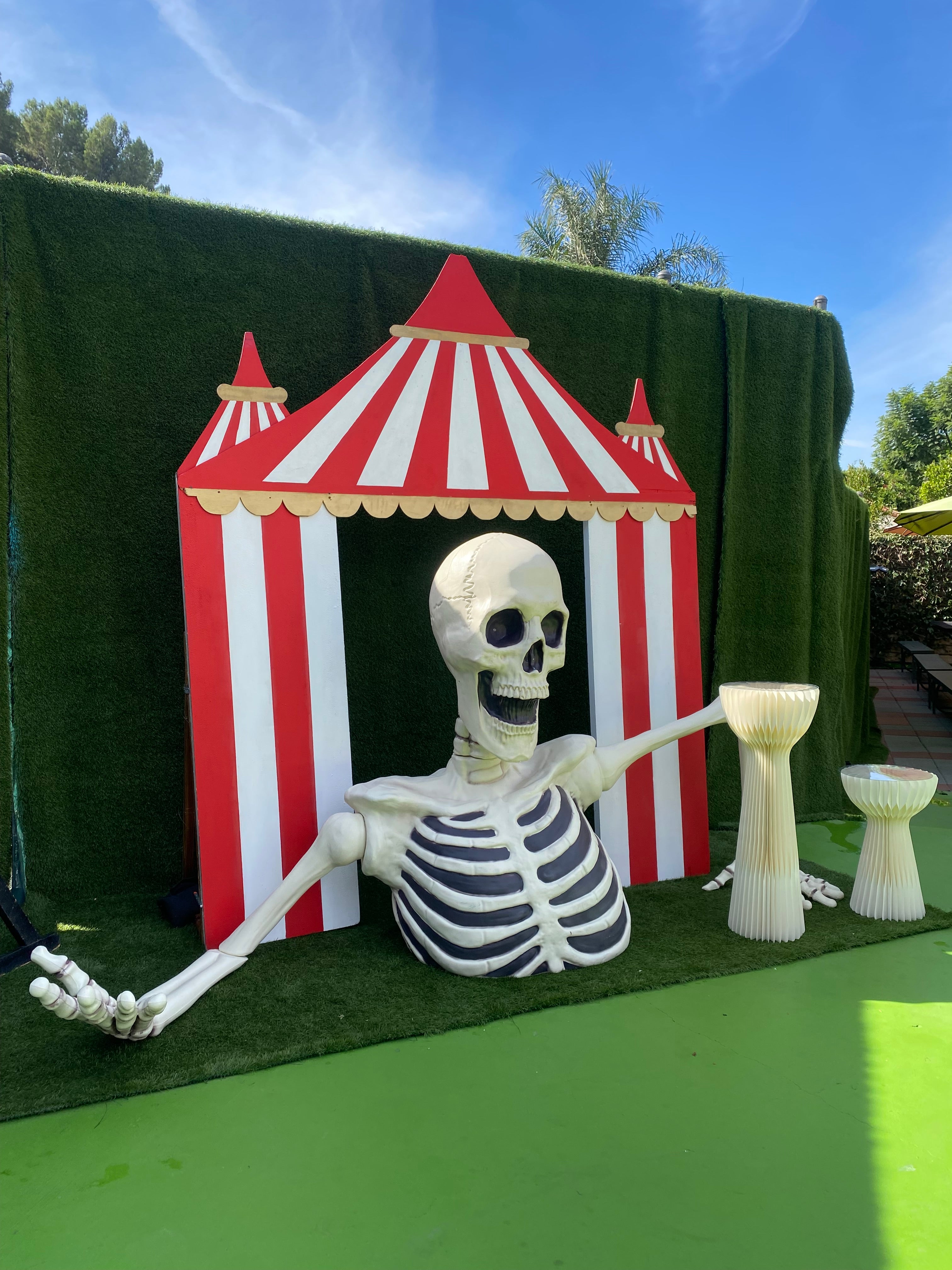 Red Circus / Carnival Tent Backdrop