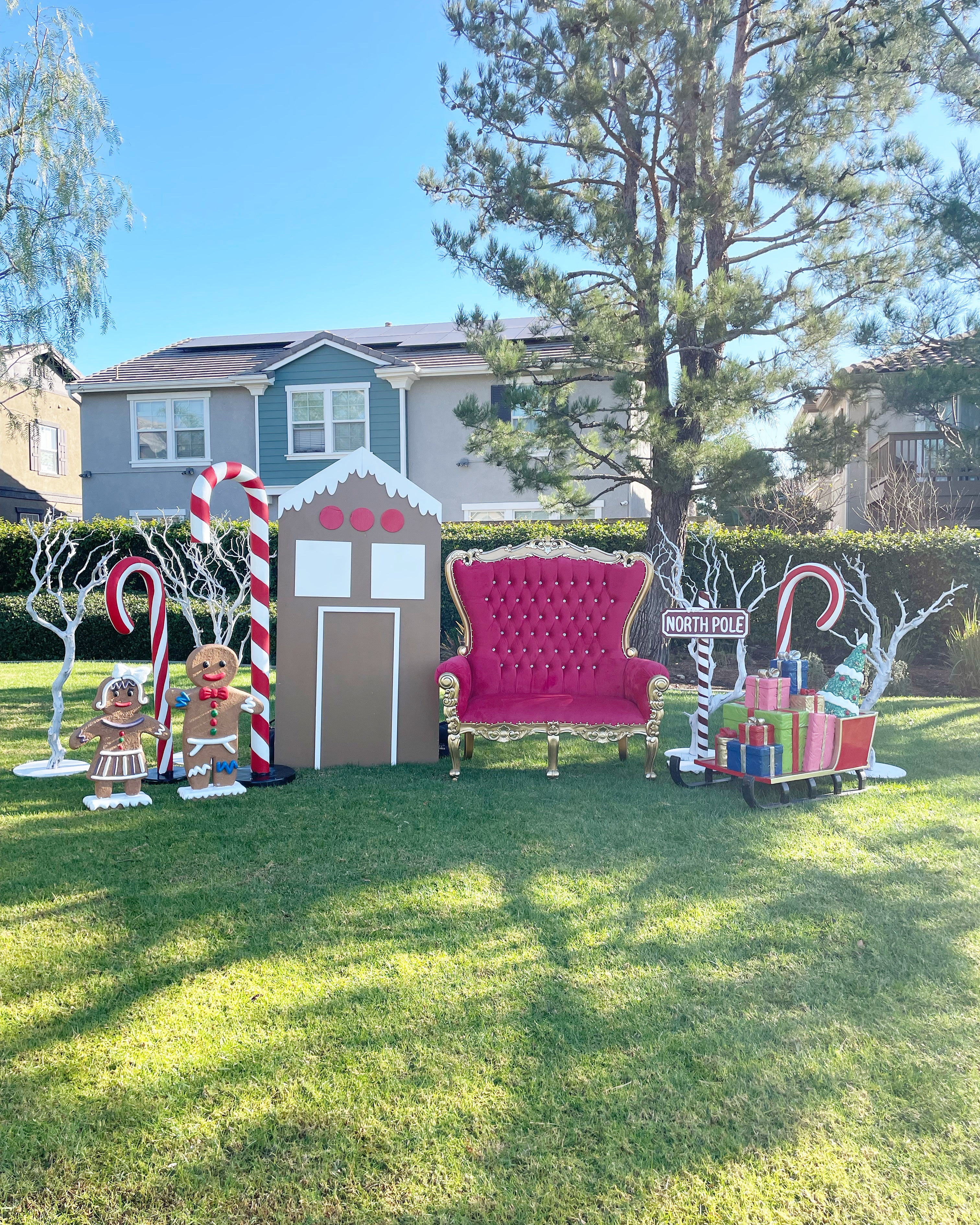 Gingerbread House Backdrop