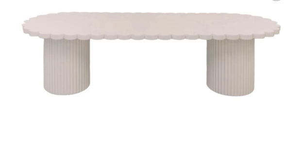 Kids White Daisy Table