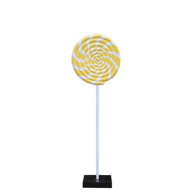 Yellow & White Lollipop