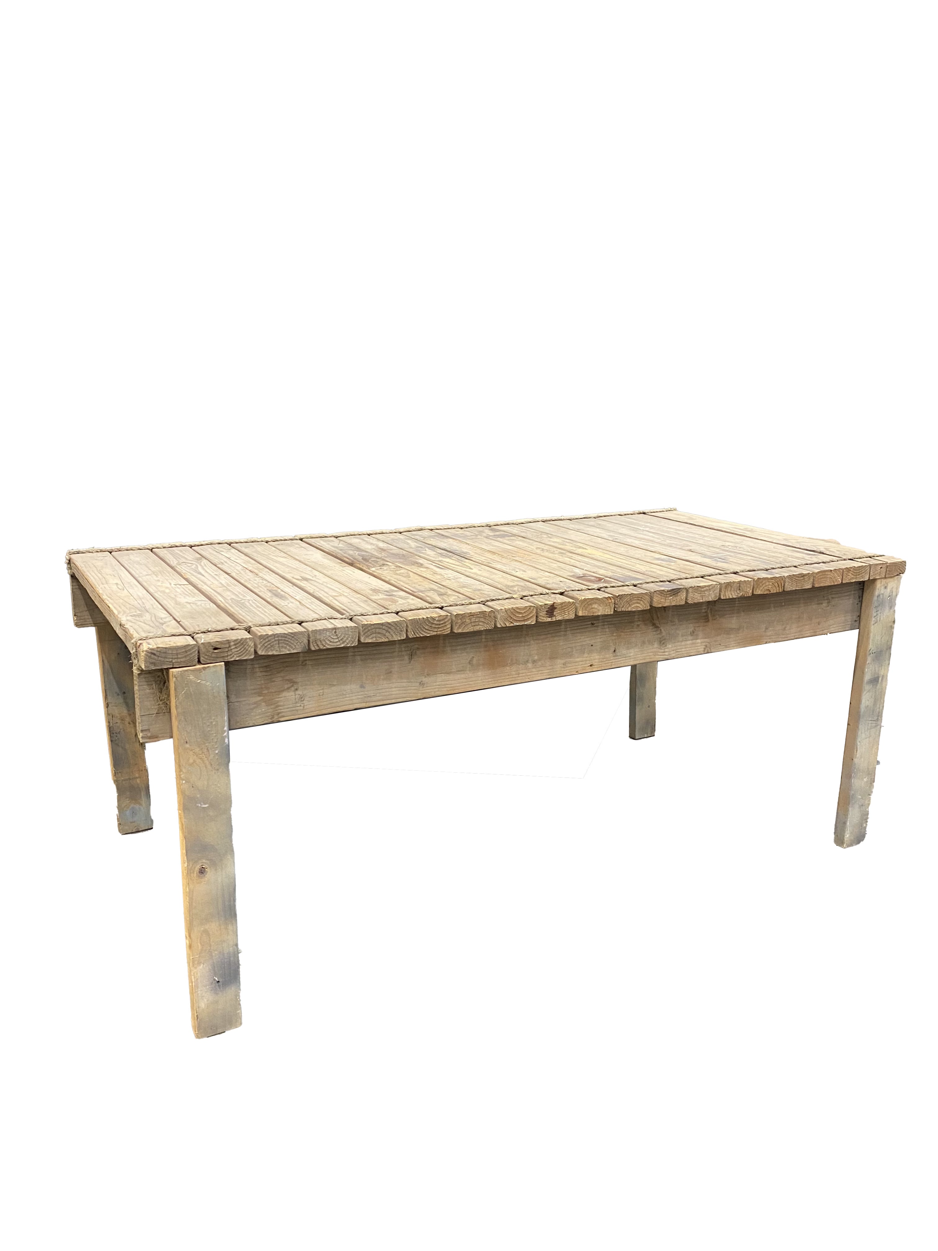 Rustic Pier Dock Table