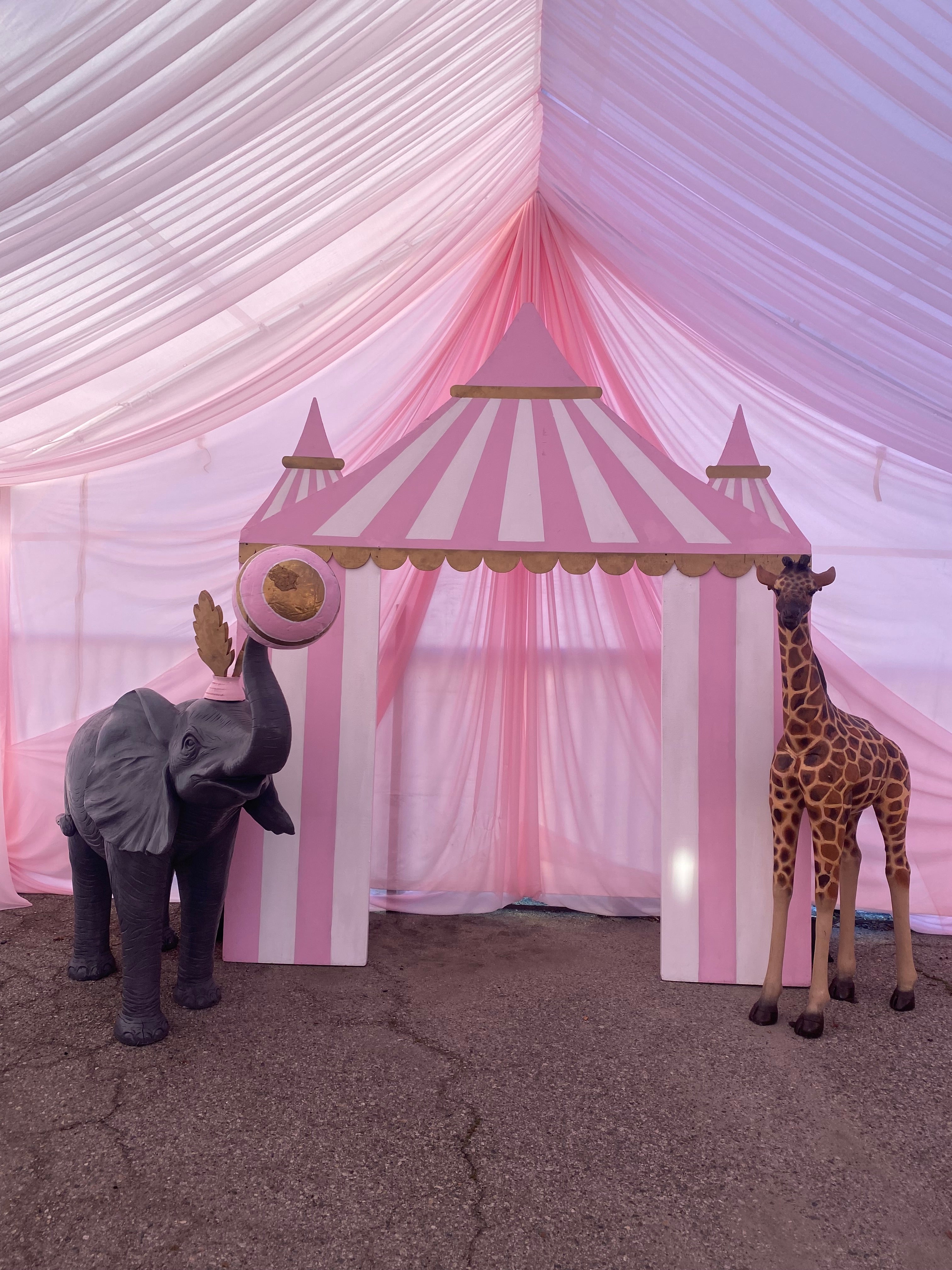 Light Pink Circus Elephant