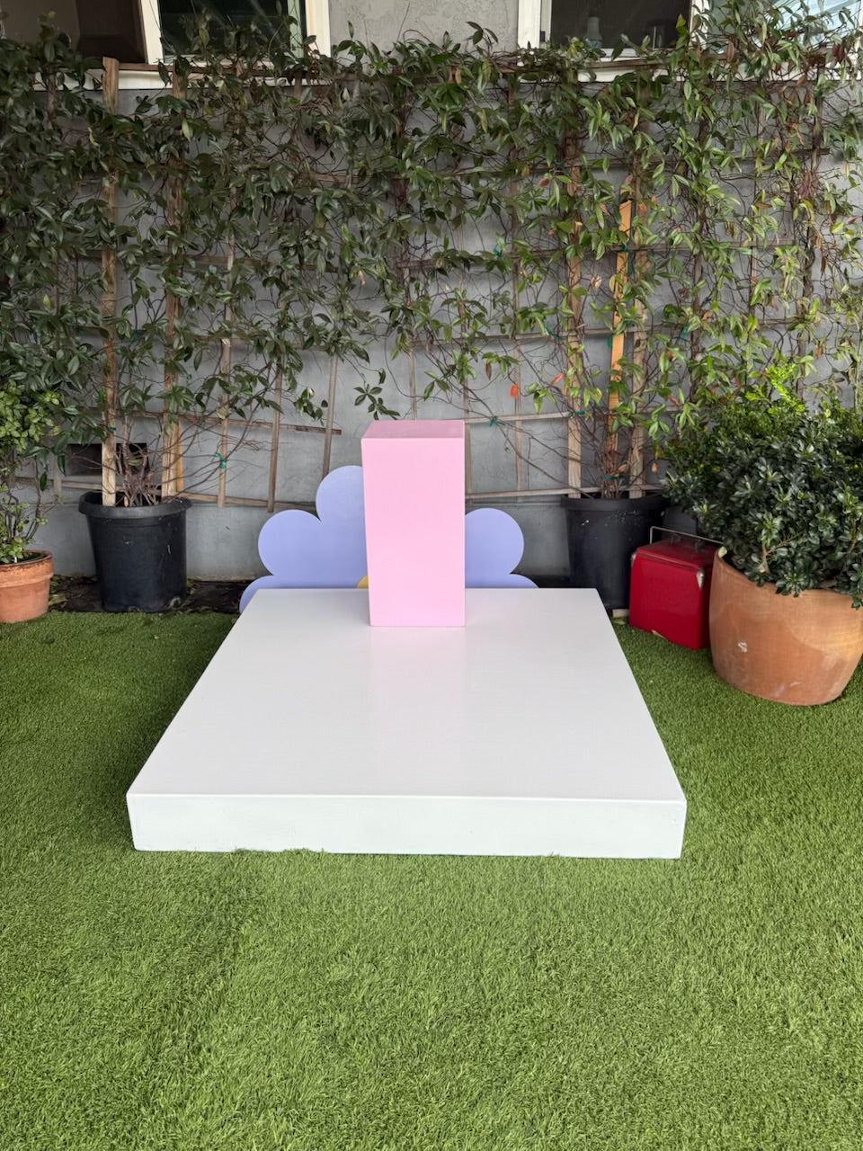 White 4x4 Platform Floor Stage