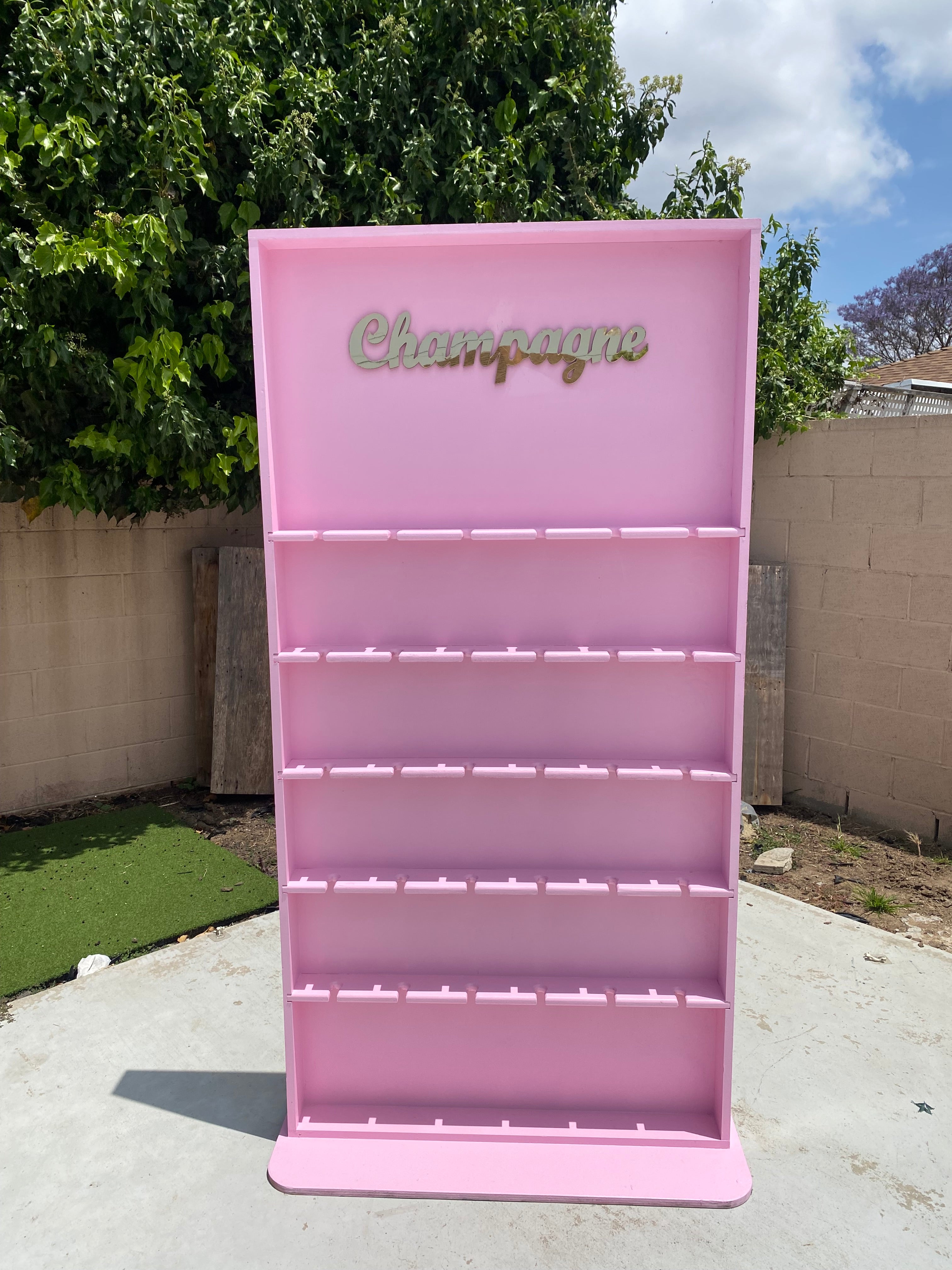 Light Pink Champagne Wall