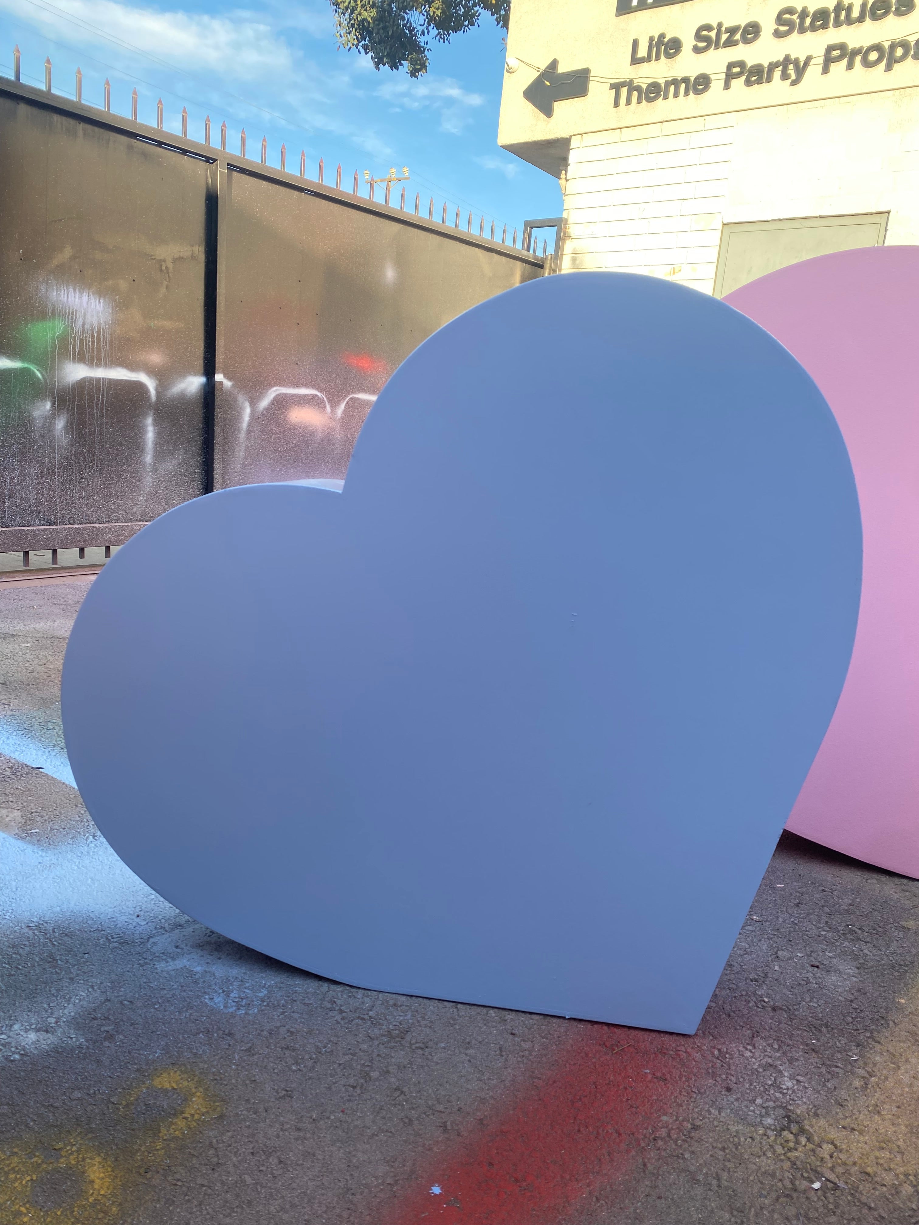 Light Blue 3D Heart