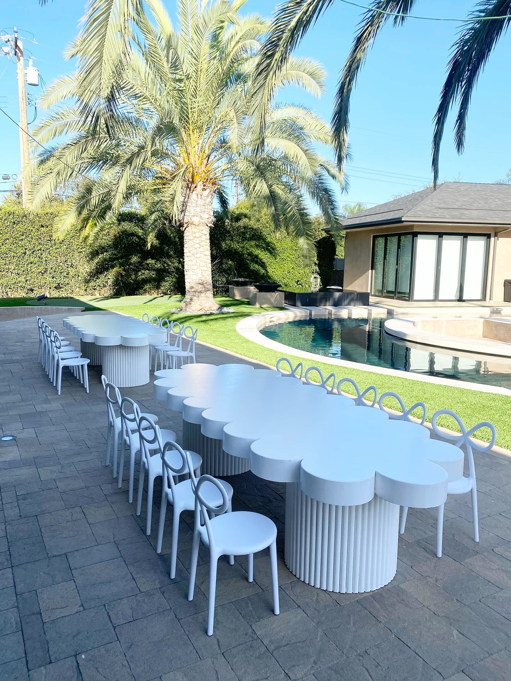 Kids White Daisy Table