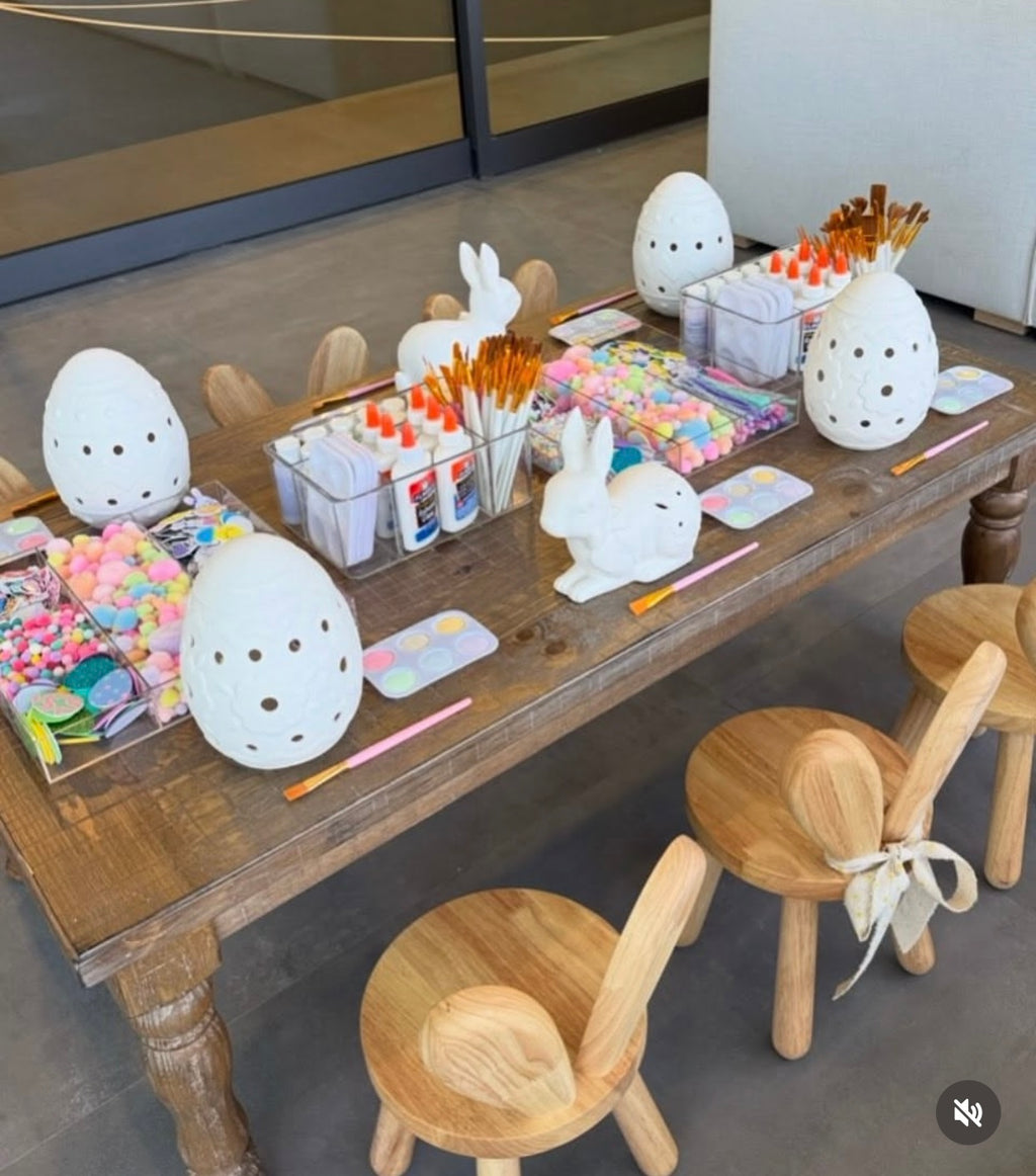 Kids Natural Bunny Chair