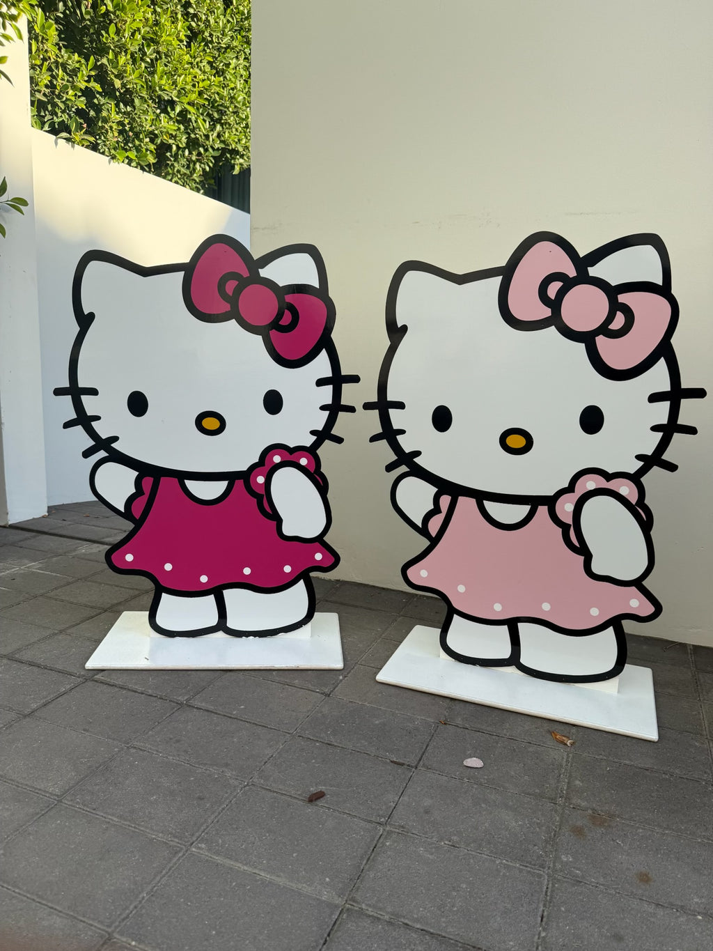 Hot Pink Hello Kitty Wood Cut Out Standee