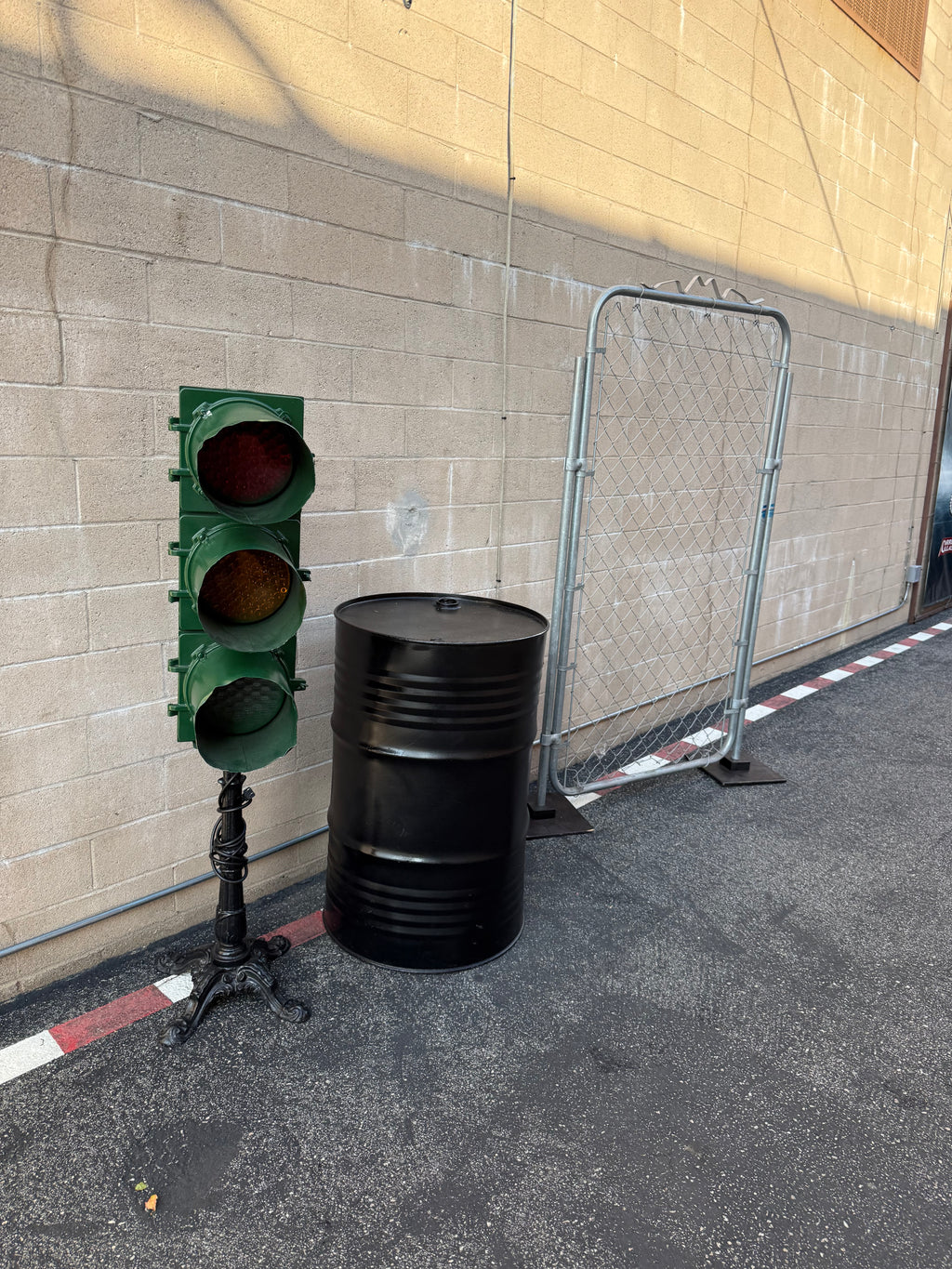 Floor Standing Stop Light