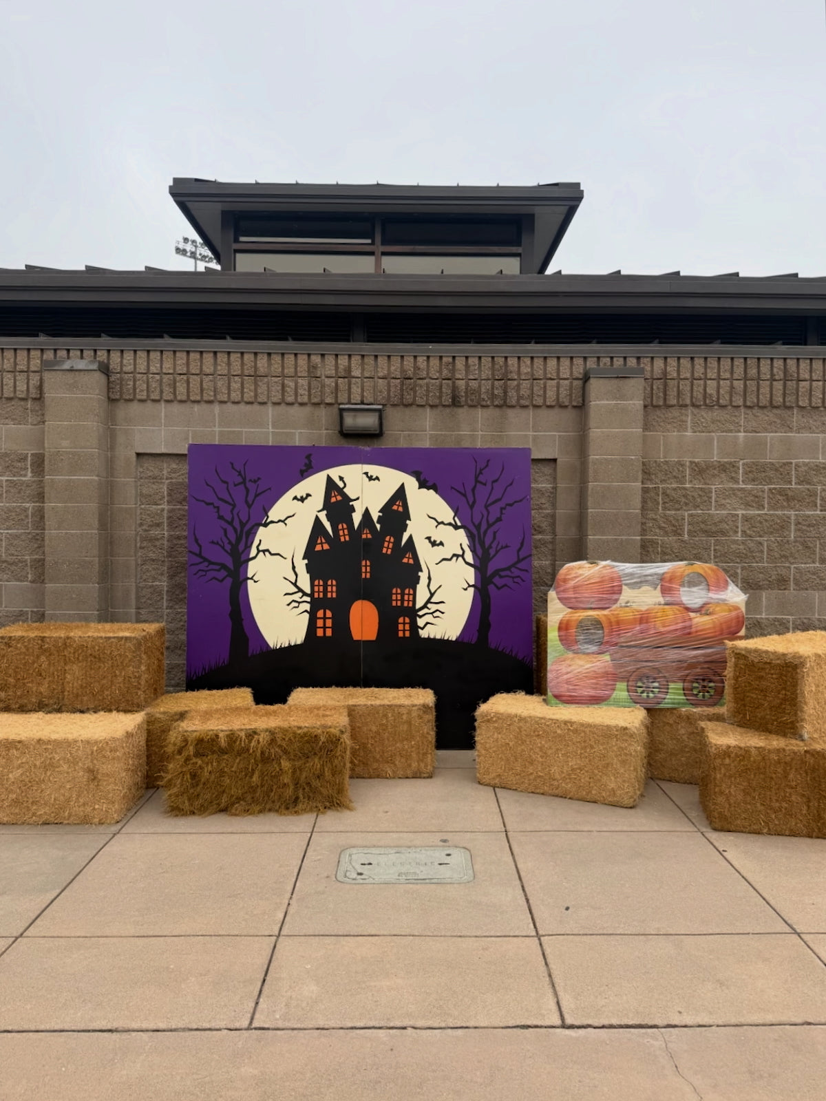 Faux Large Hay Bale