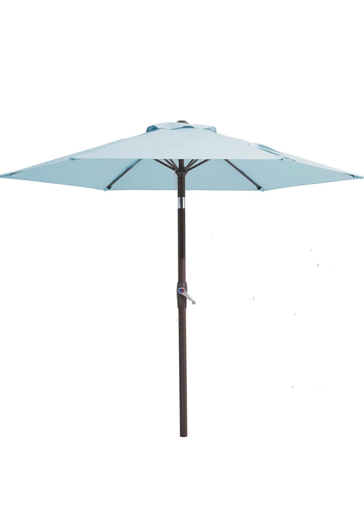 Light Blue Umbrella With Base
