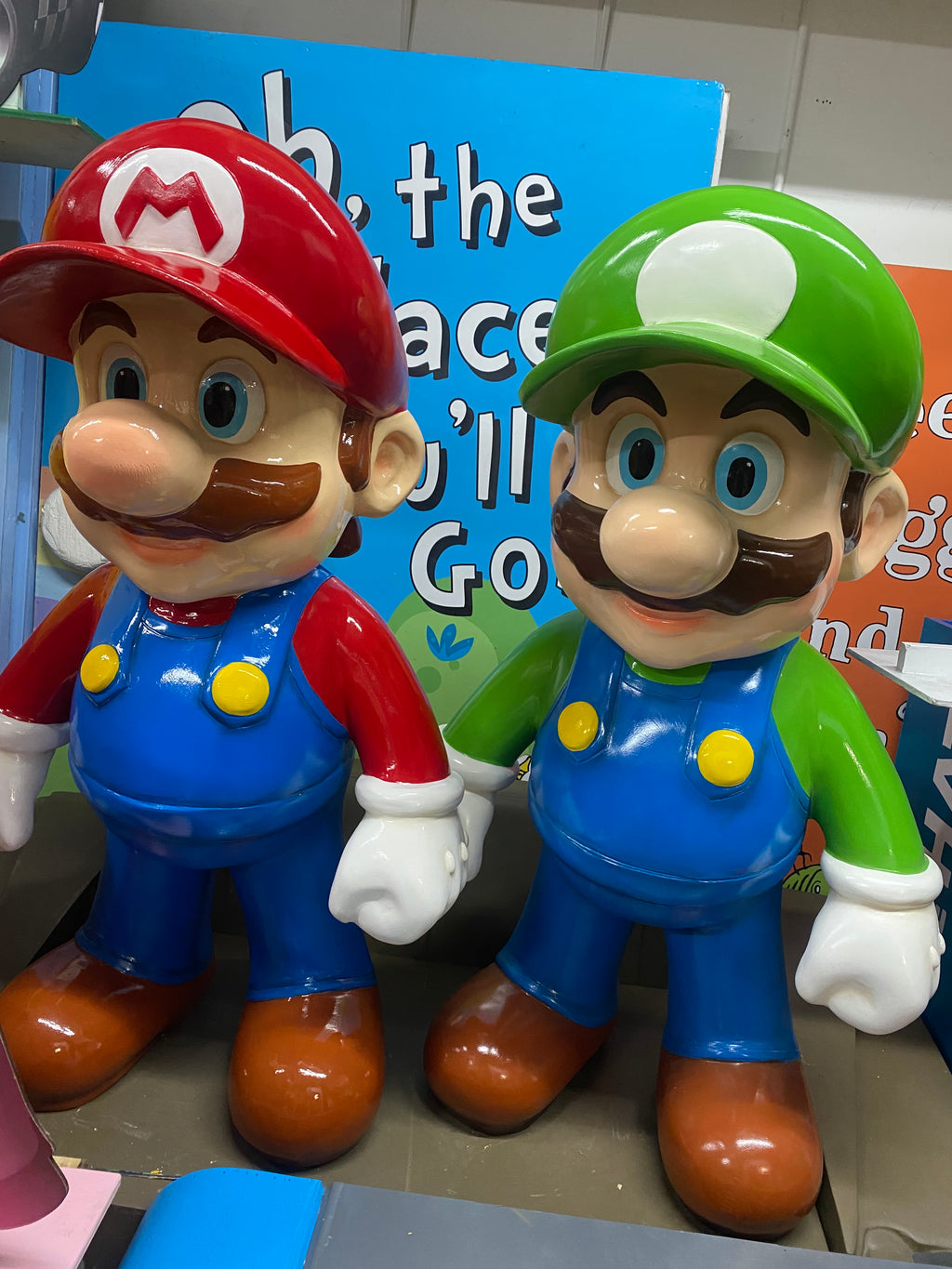 3D Super Mario Statue