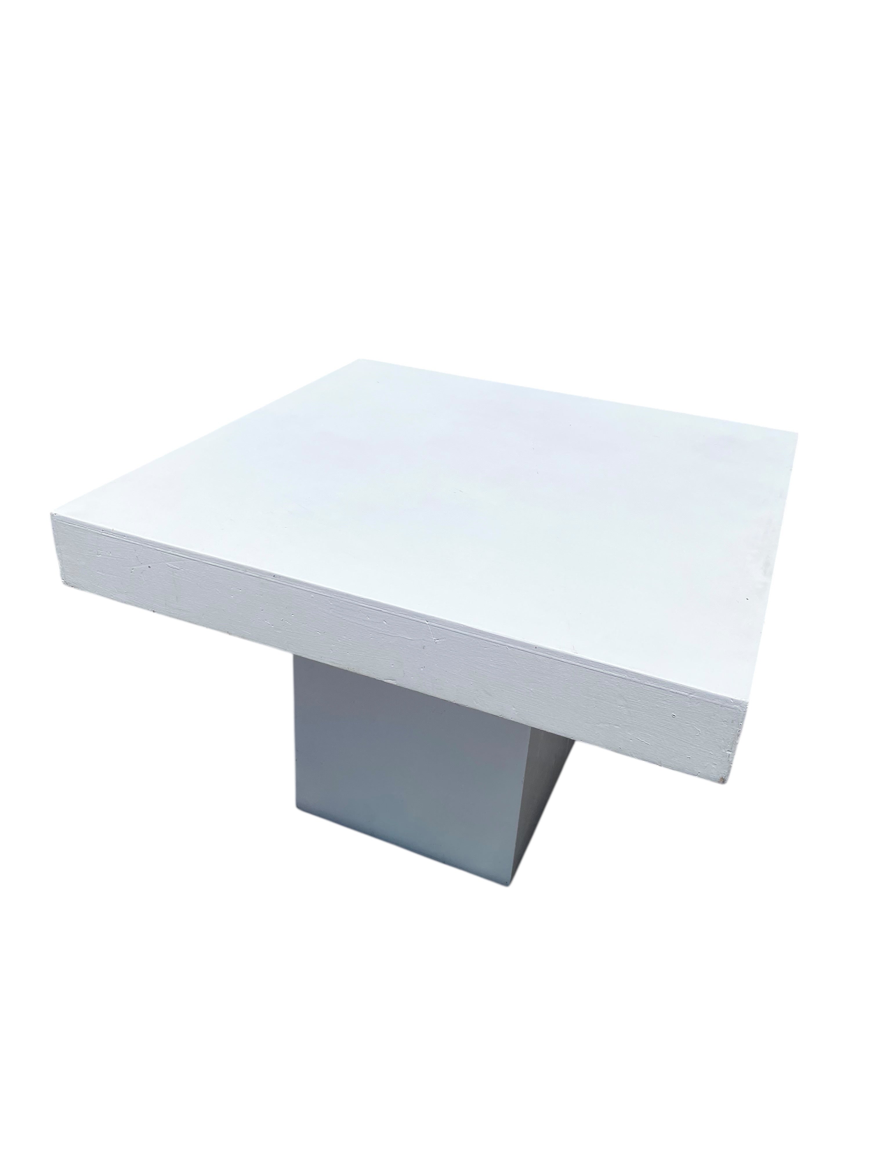 Kids White Square Table