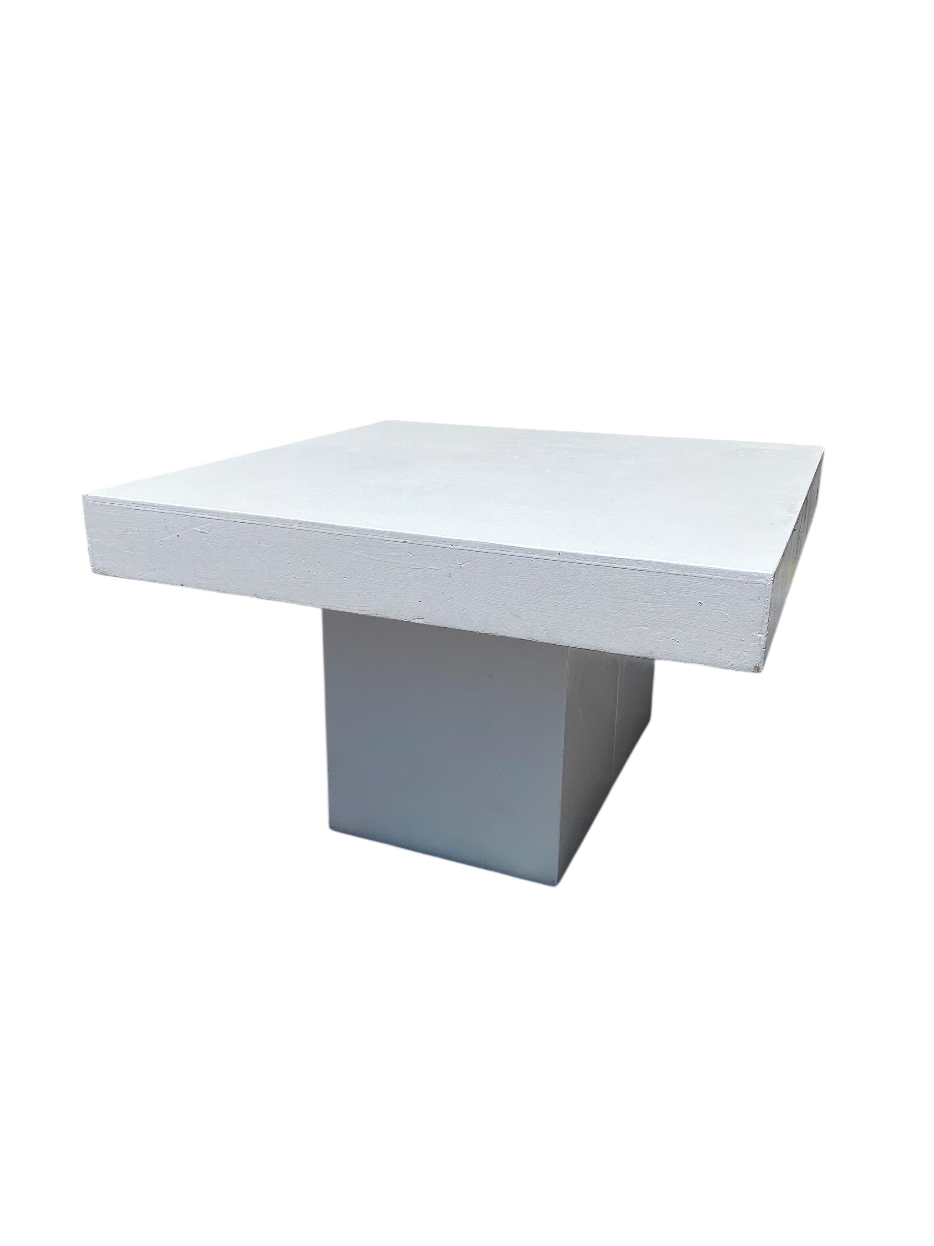 Kids White Square Table